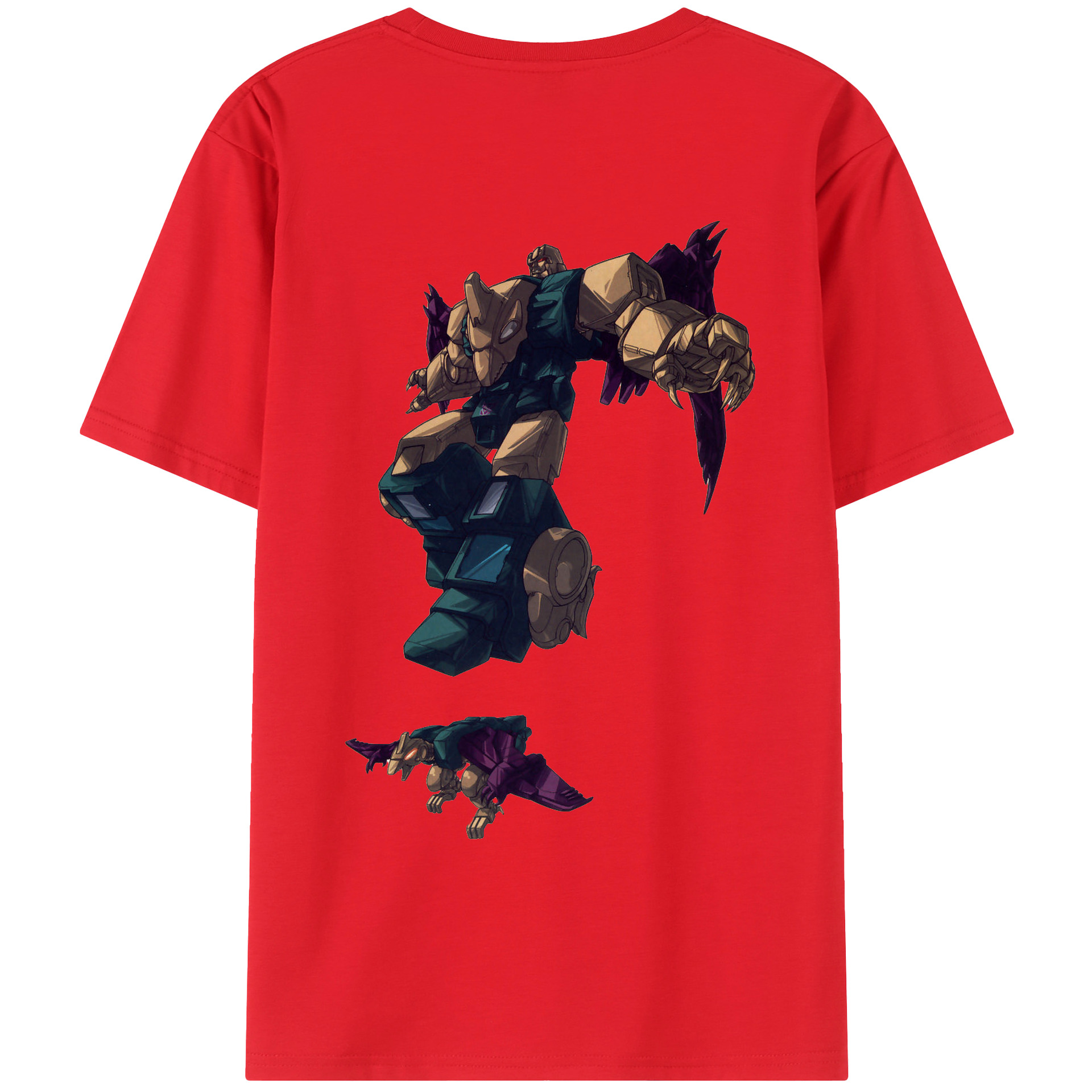 （画像用）  綿100％ メンズ半袖Tシャツ（バックプリント） 通気性