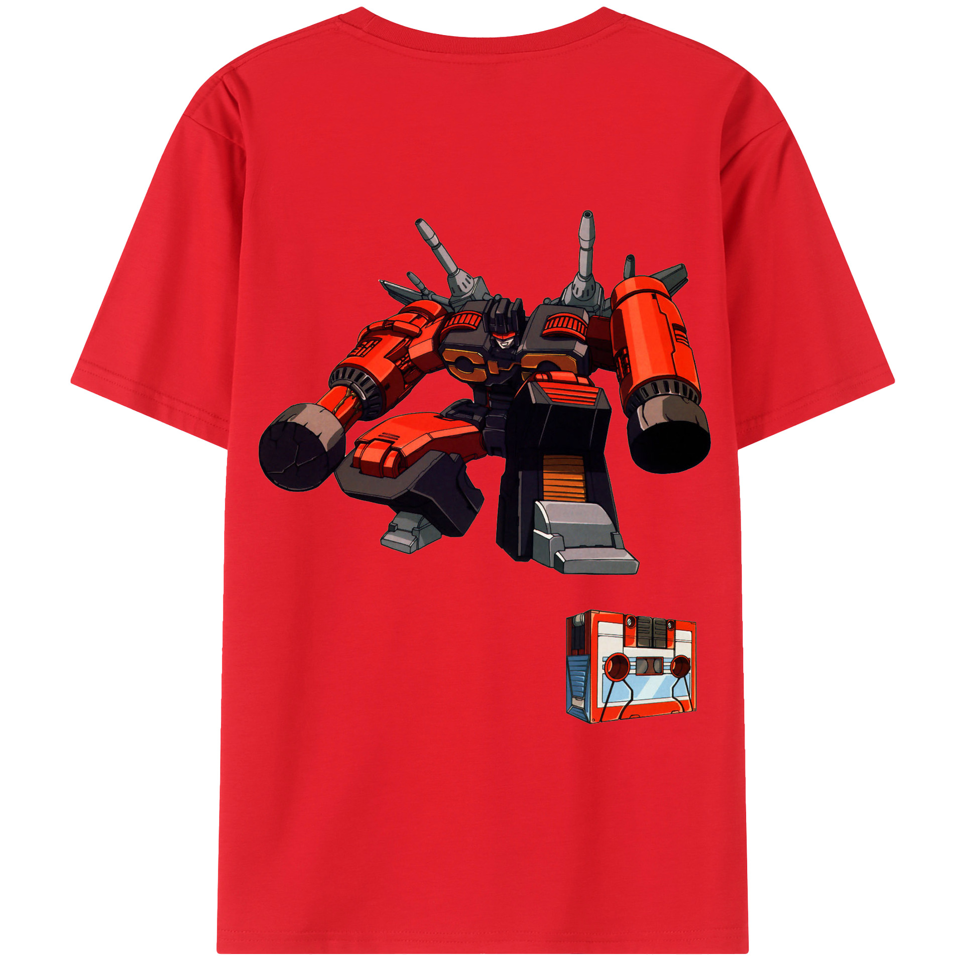 （画像用）  綿100％ メンズ半袖Tシャツ（バックプリント） 通気性