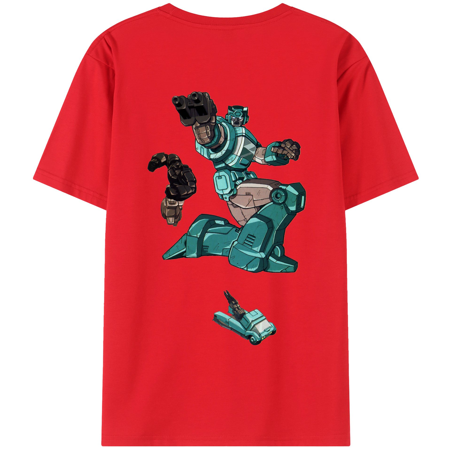 （画像用）  綿100％ メンズ半袖Tシャツ（バックプリント） 通気性