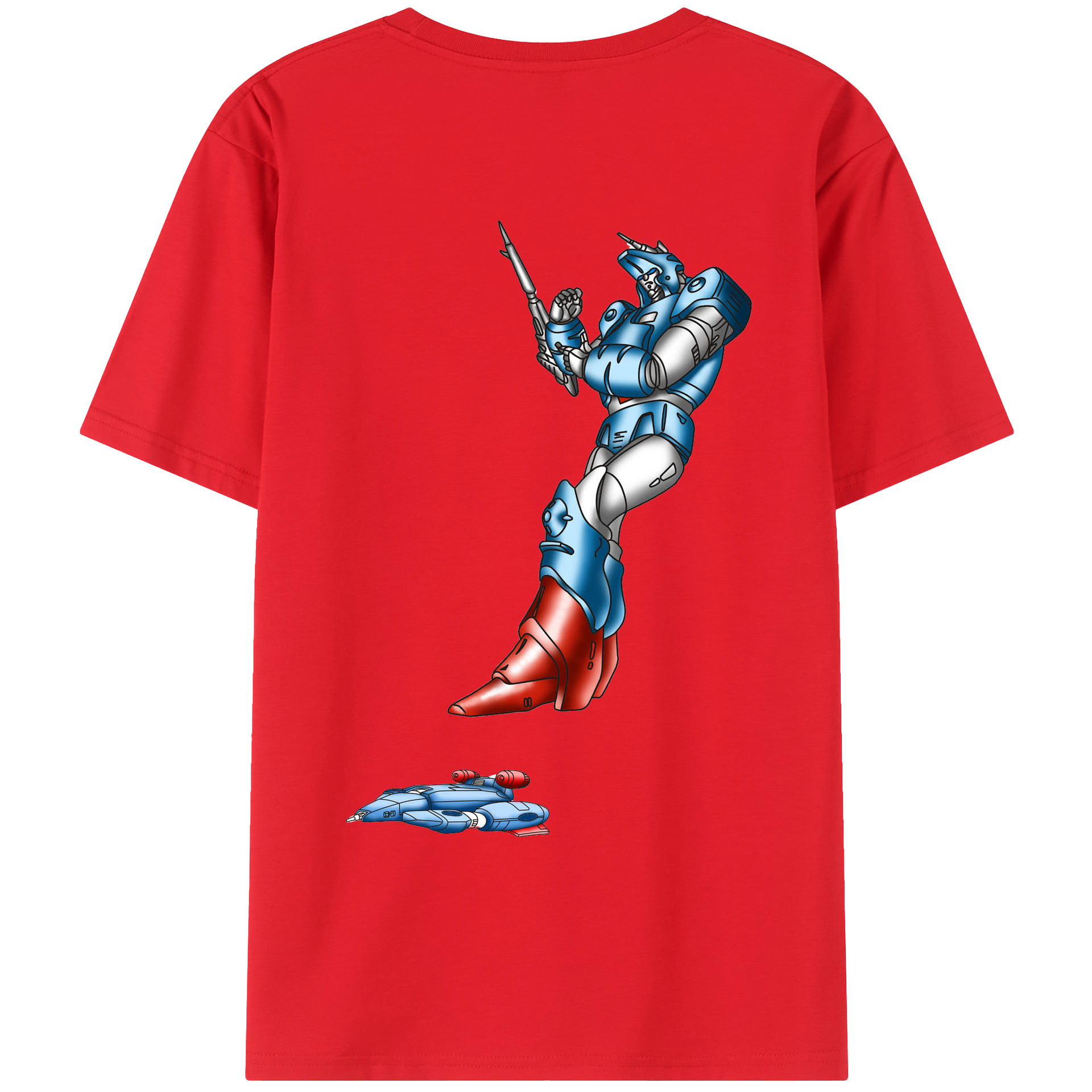 （画像用）  綿100％ メンズ半袖Tシャツ（バックプリント） 通気性