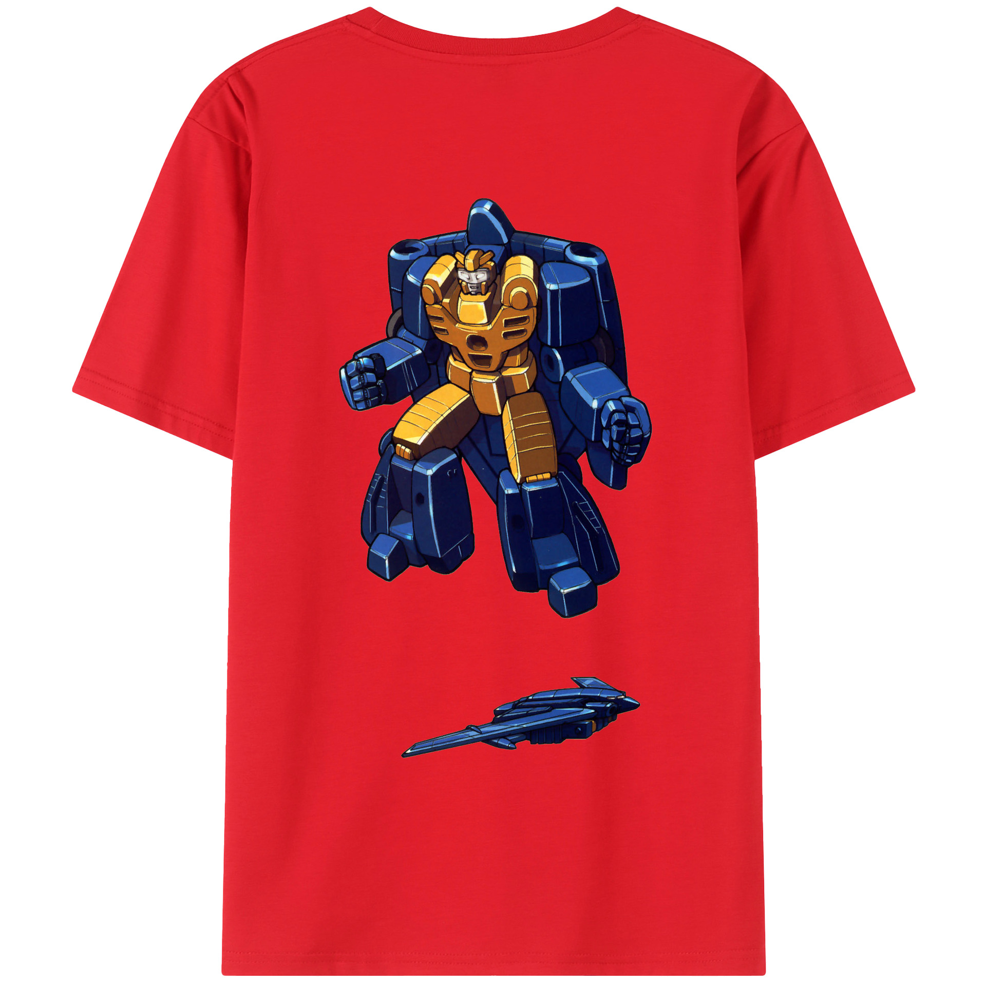 （画像用）  綿100％ メンズ半袖Tシャツ（バックプリント） 通気性