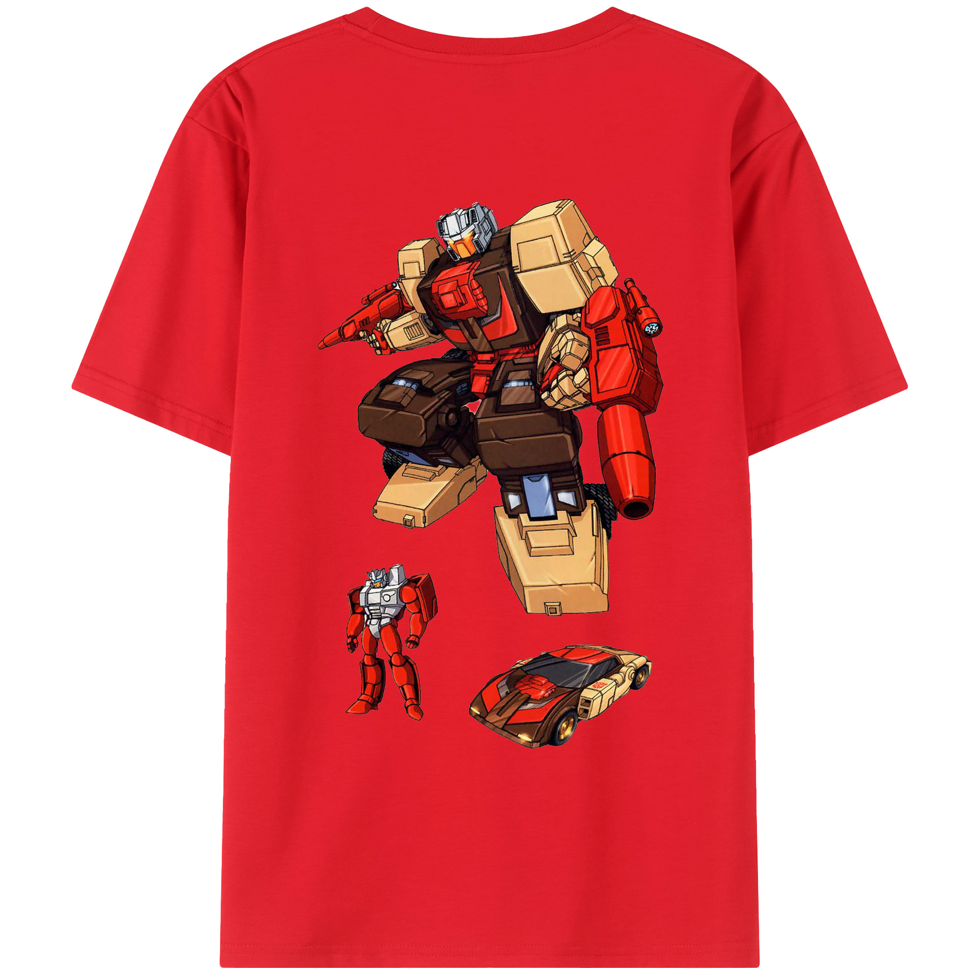 （画像用）  綿100％ メンズ半袖Tシャツ（バックプリント） 通気性