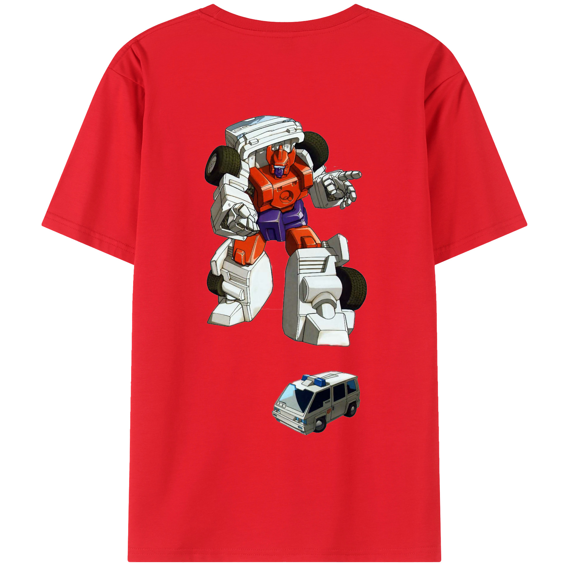 （画像用）  綿100％ メンズ半袖Tシャツ（バックプリント） 通気性