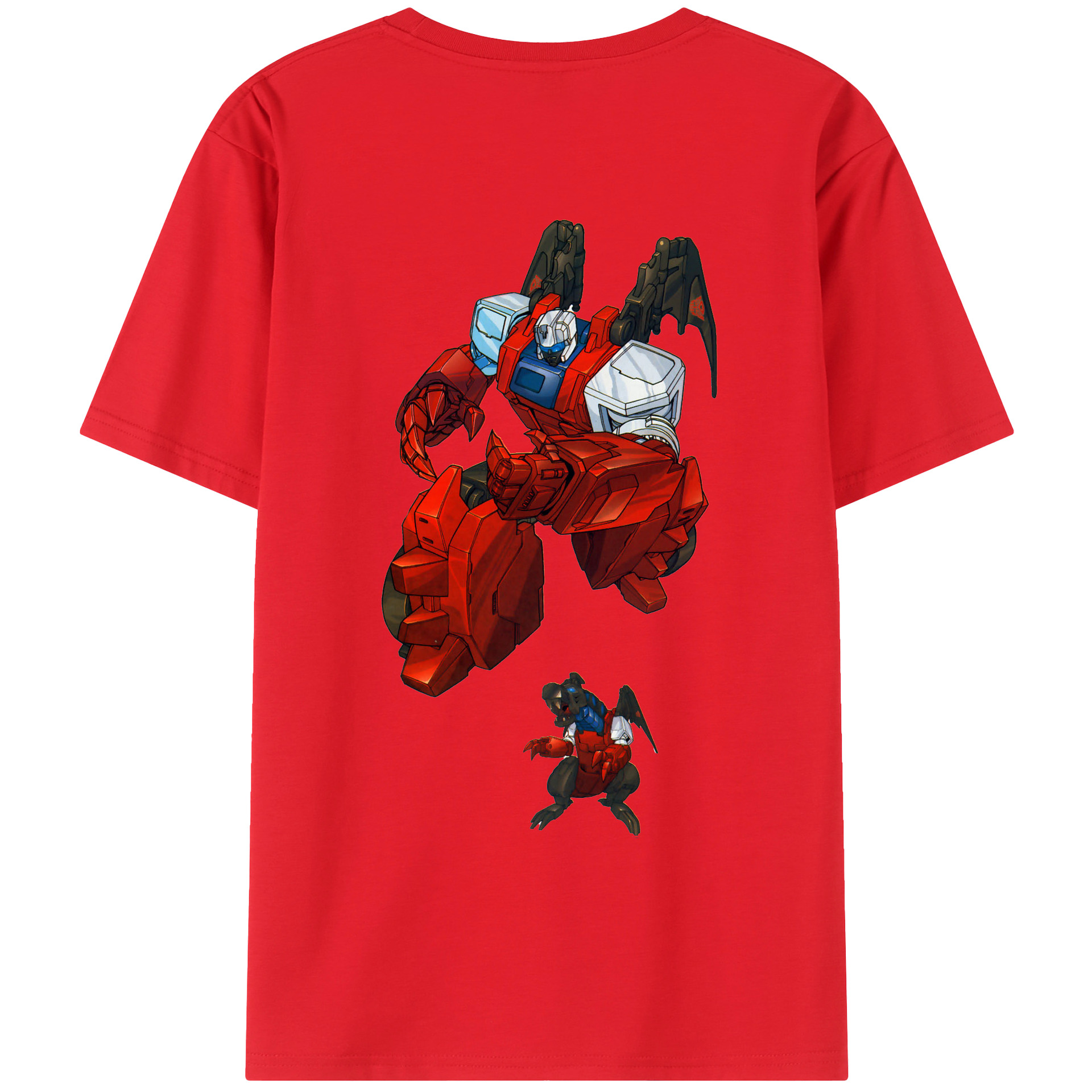 （画像用）  綿100％ メンズ半袖Tシャツ（バックプリント） 通気性