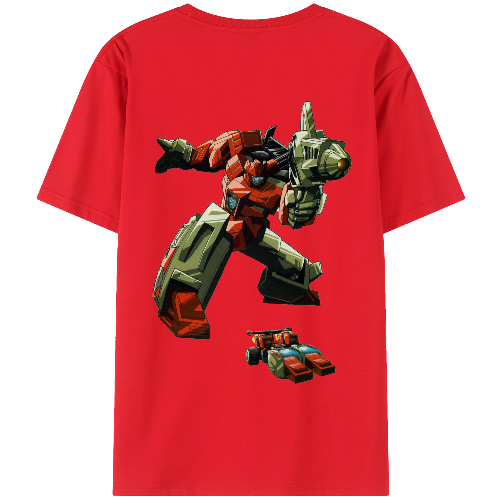 （画像用）  綿100％ メンズ半袖Tシャツ（バックプリント） 通気性