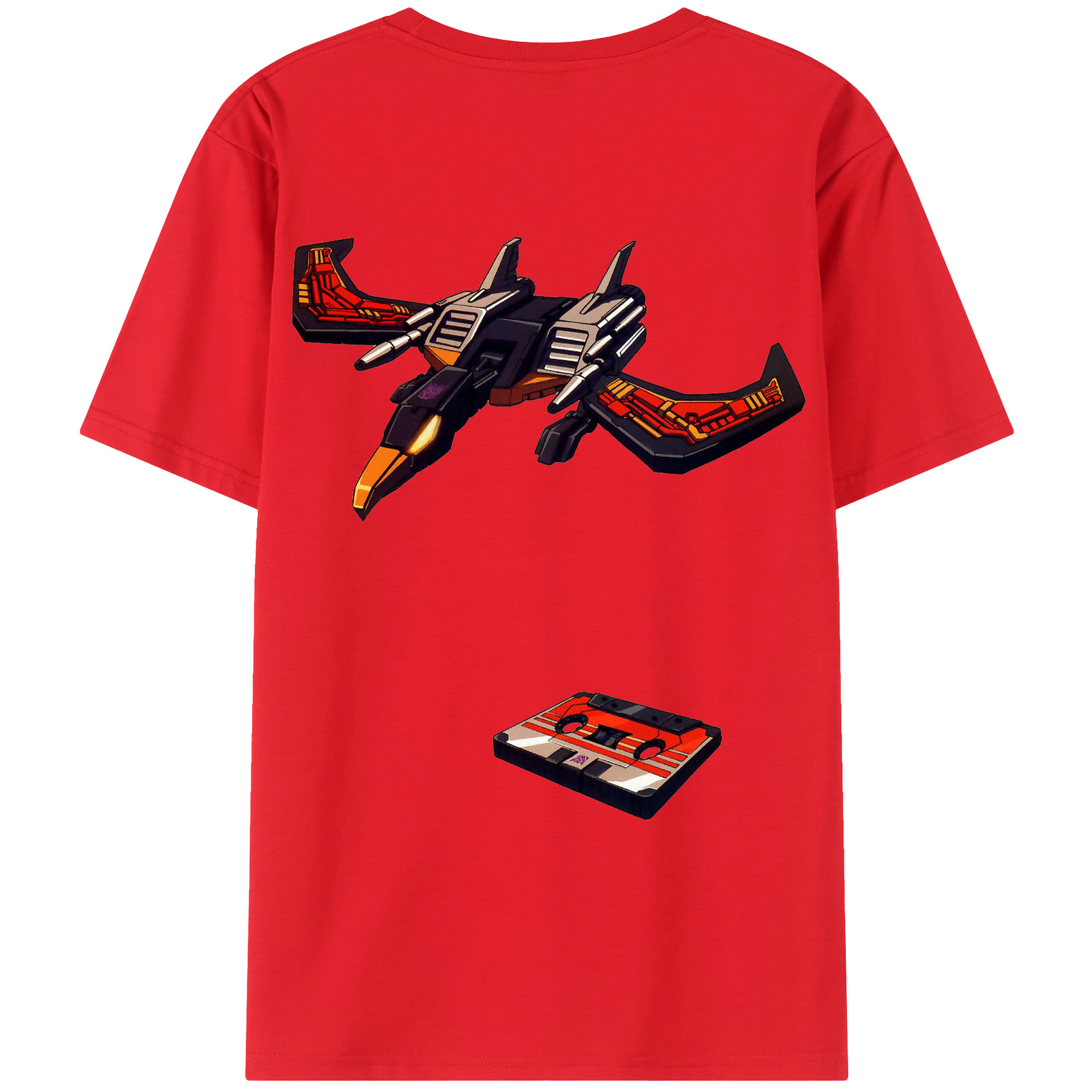 （画像用）  綿100％ メンズ半袖Tシャツ（バックプリント） 通気性