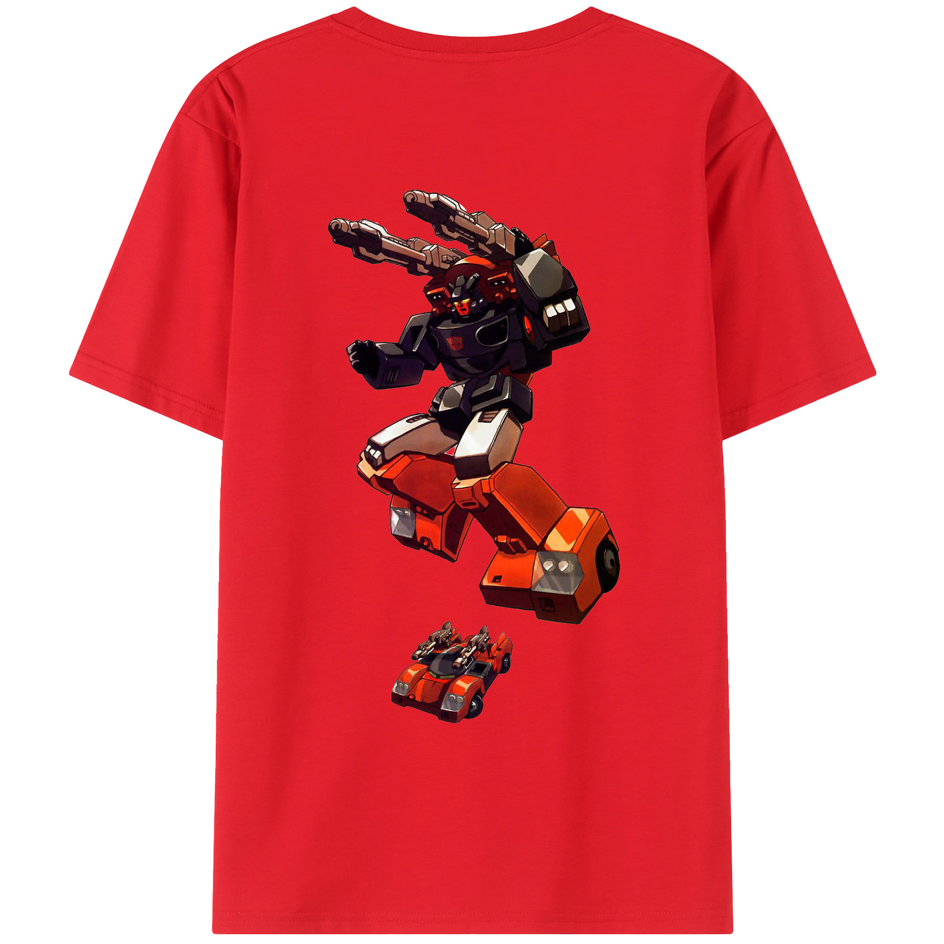 （画像用）  綿100％ メンズ半袖Tシャツ（バックプリント） 通気性