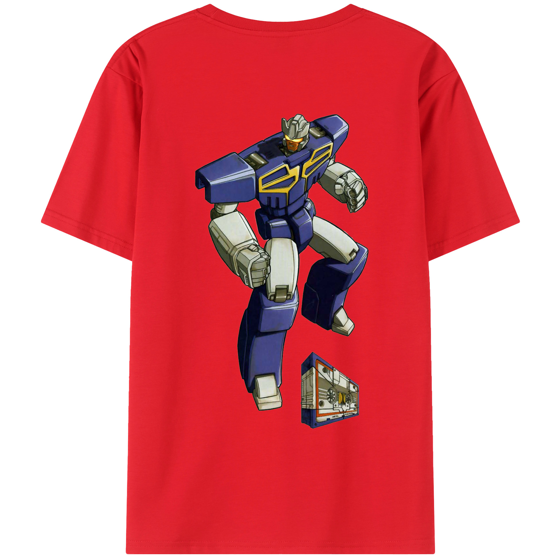 （画像用）  綿100％ メンズ半袖Tシャツ（バックプリント） 通気性