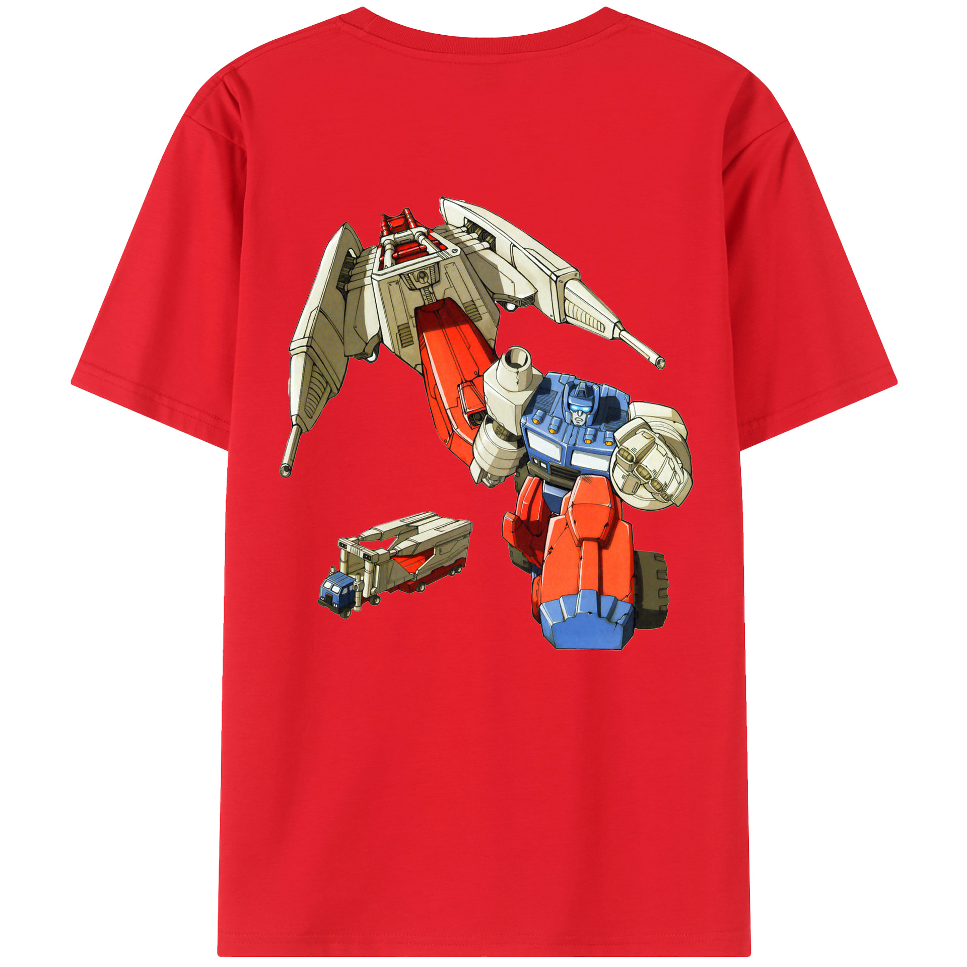 （画像用）  綿100％ メンズ半袖Tシャツ（バックプリント） 通気性