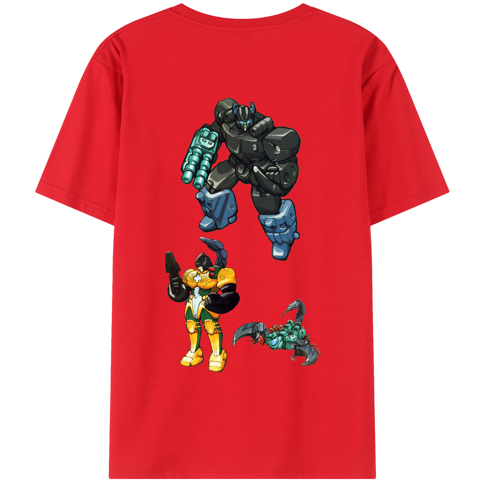 （画像用）  綿100％ メンズ半袖Tシャツ（バックプリント） 通気性