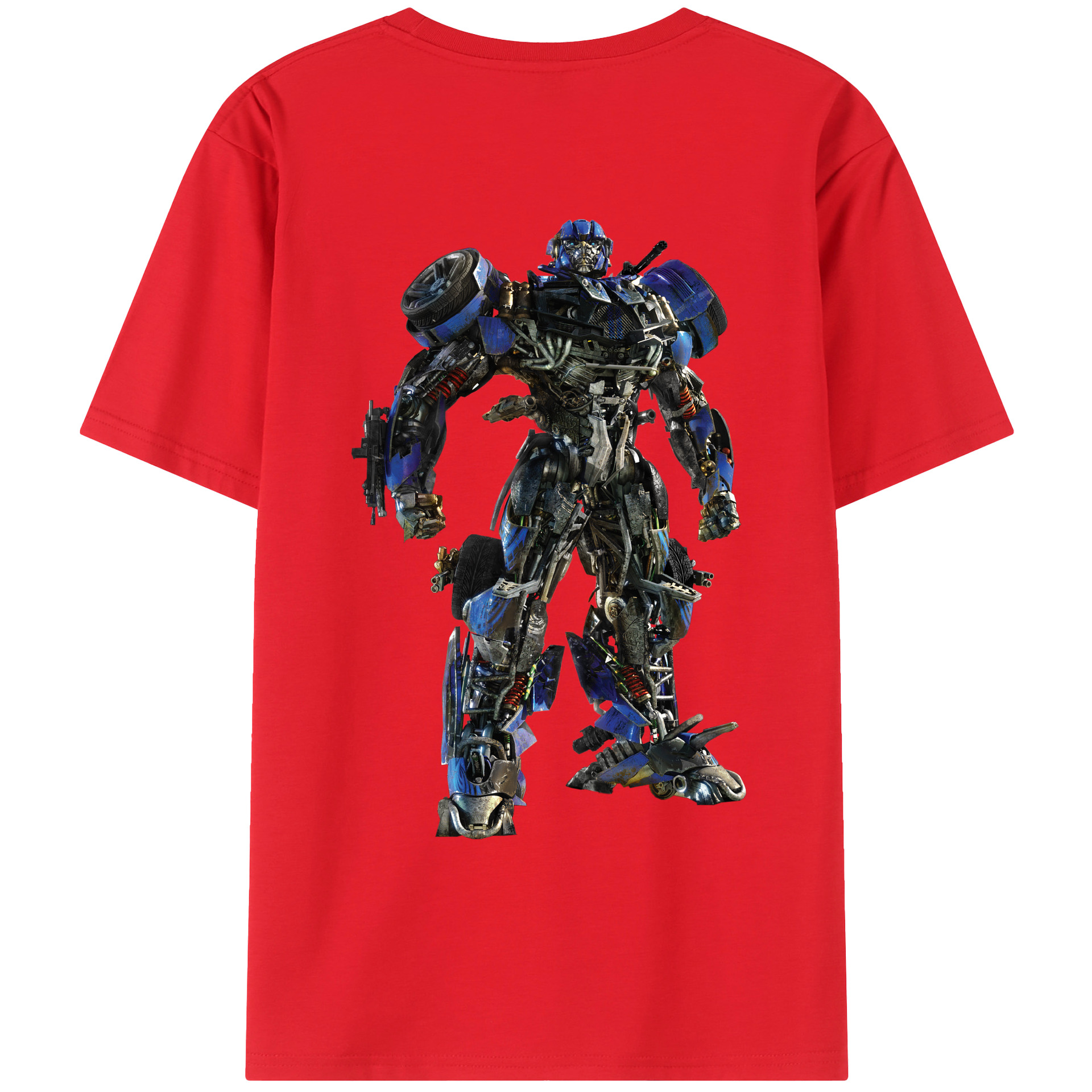 （画像用）  綿100％ メンズ半袖Tシャツ（バックプリント） 通気性