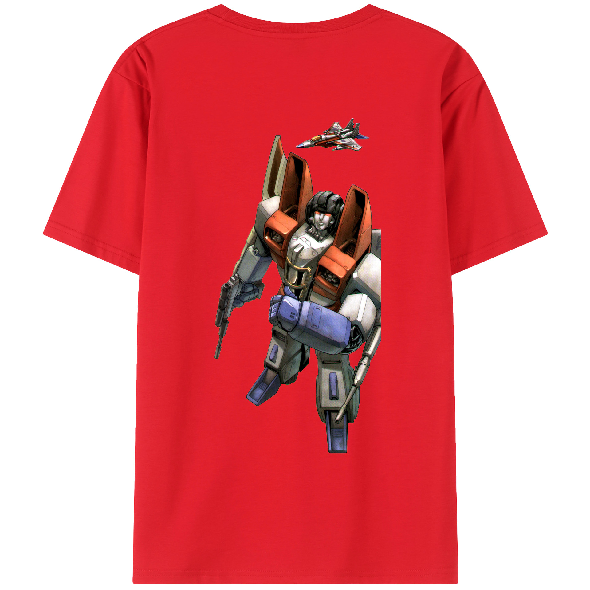 （画像用）  綿100％ メンズ半袖Tシャツ（バックプリント） 通気性
