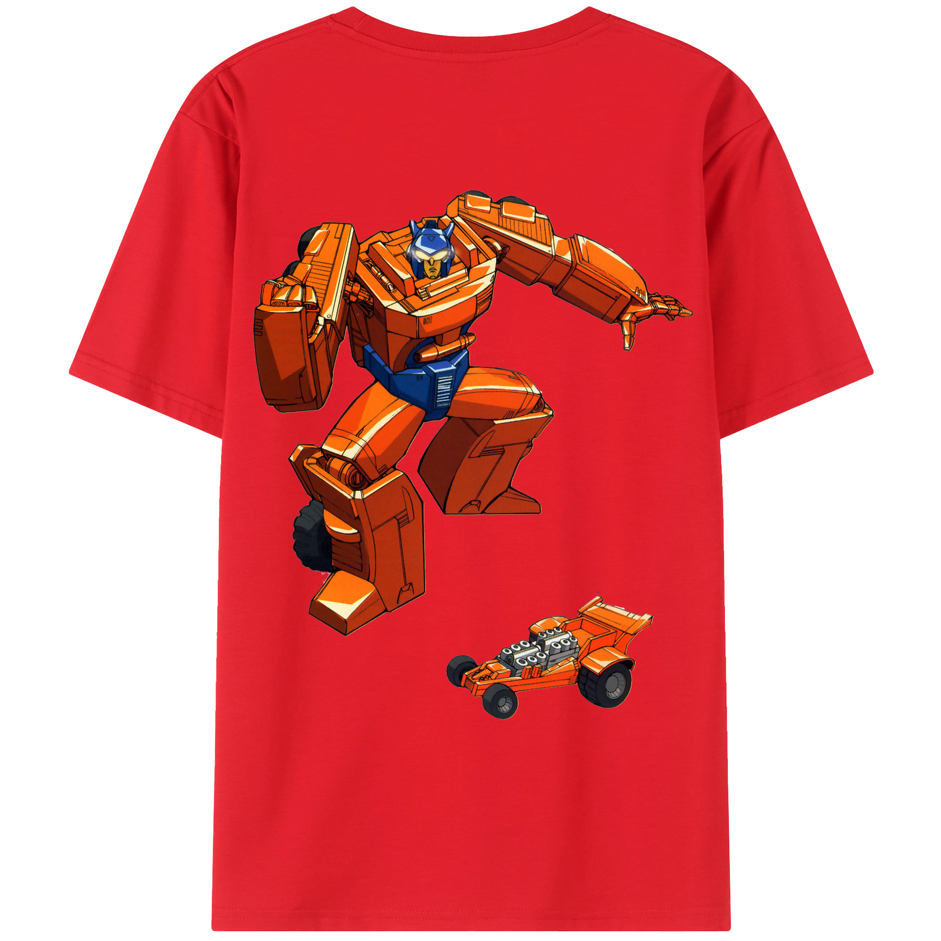 （画像用）  綿100％ メンズ半袖Tシャツ（バックプリント） 通気性