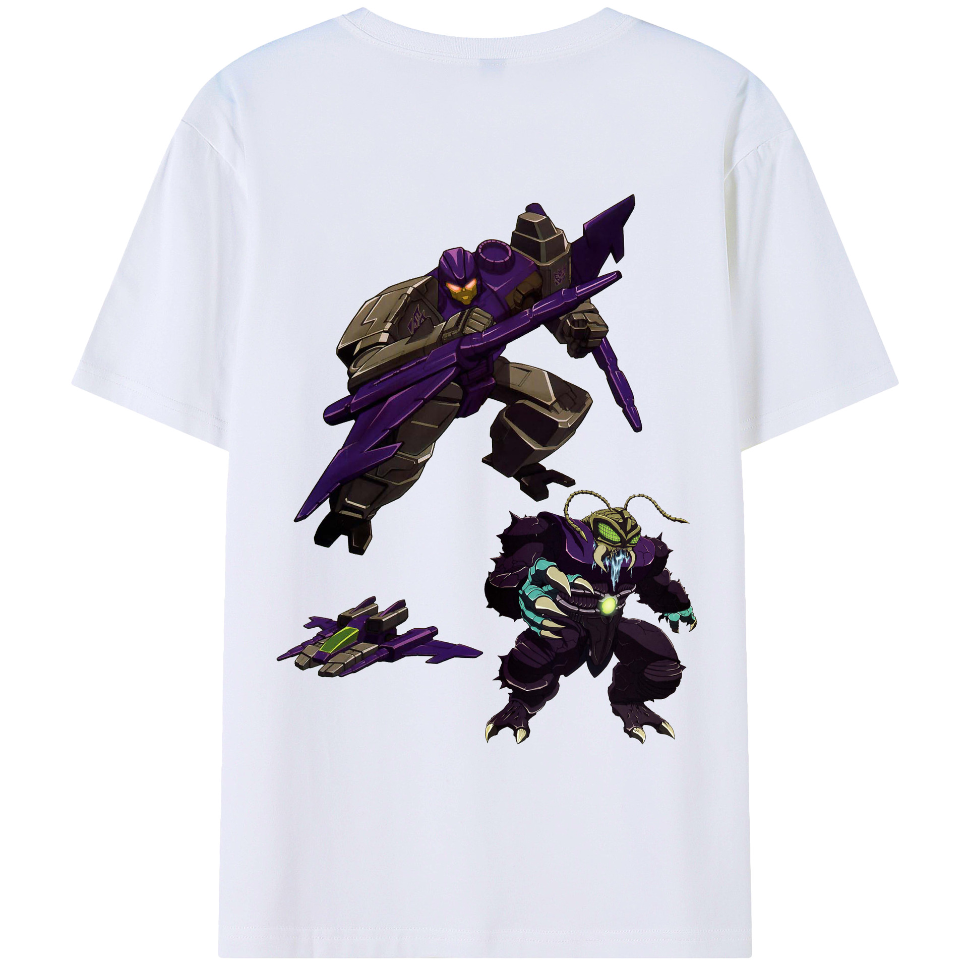 （画像用）  綿100％ メンズ半袖Tシャツ（バックプリント） 通気性