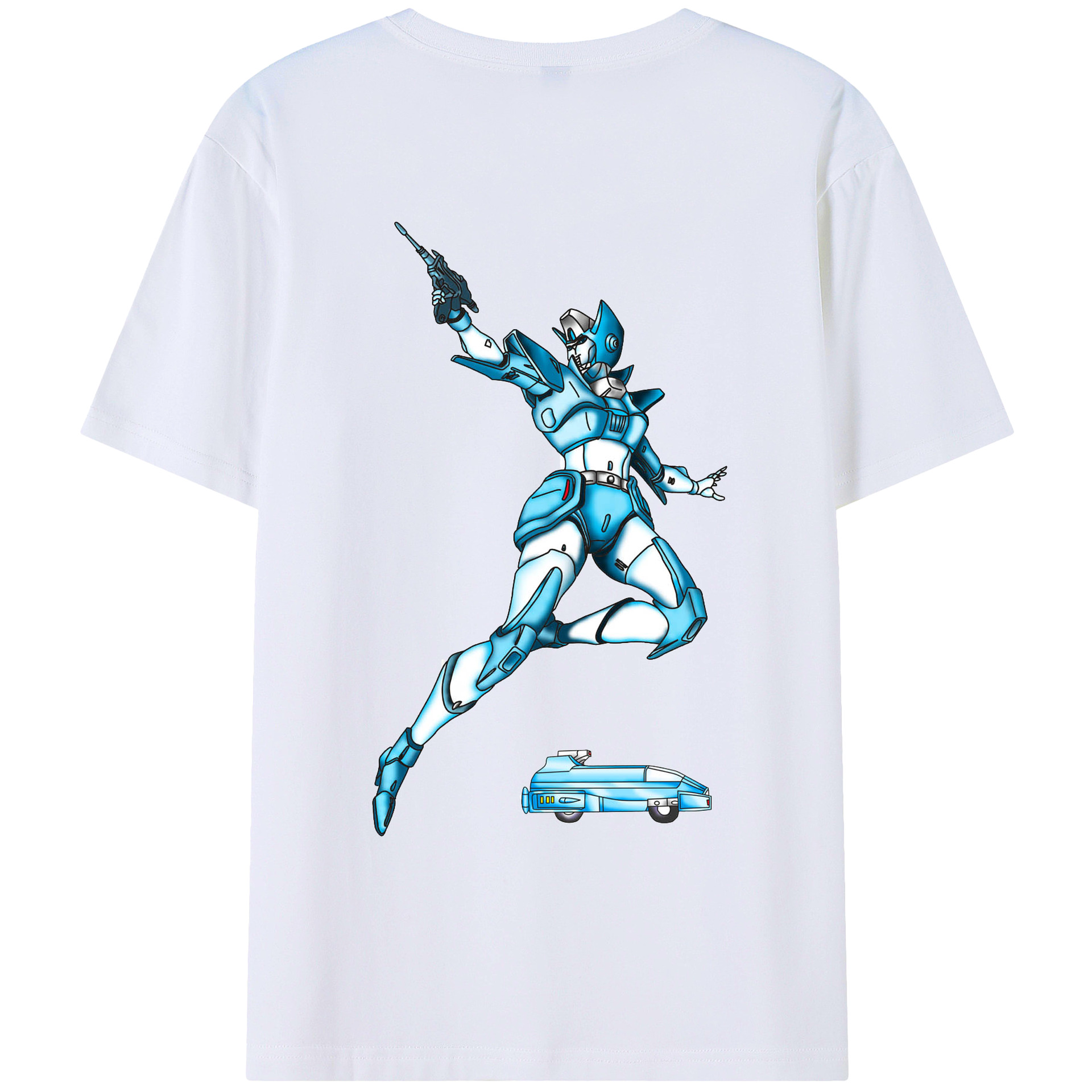 （画像用）  綿100％ メンズ半袖Tシャツ（バックプリント） 通気性