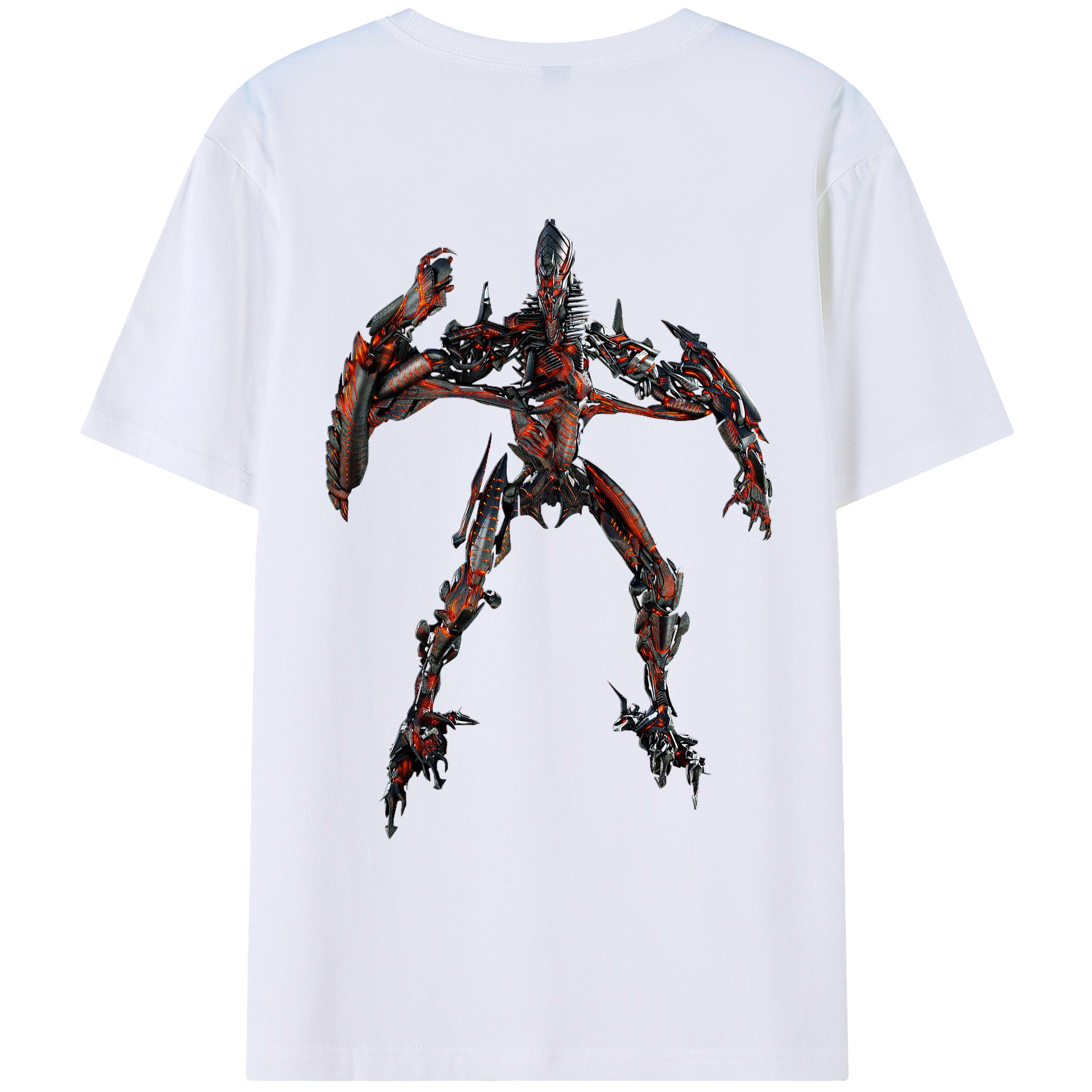 （画像用）  綿100％ メンズ半袖Tシャツ（バックプリント） 通気性