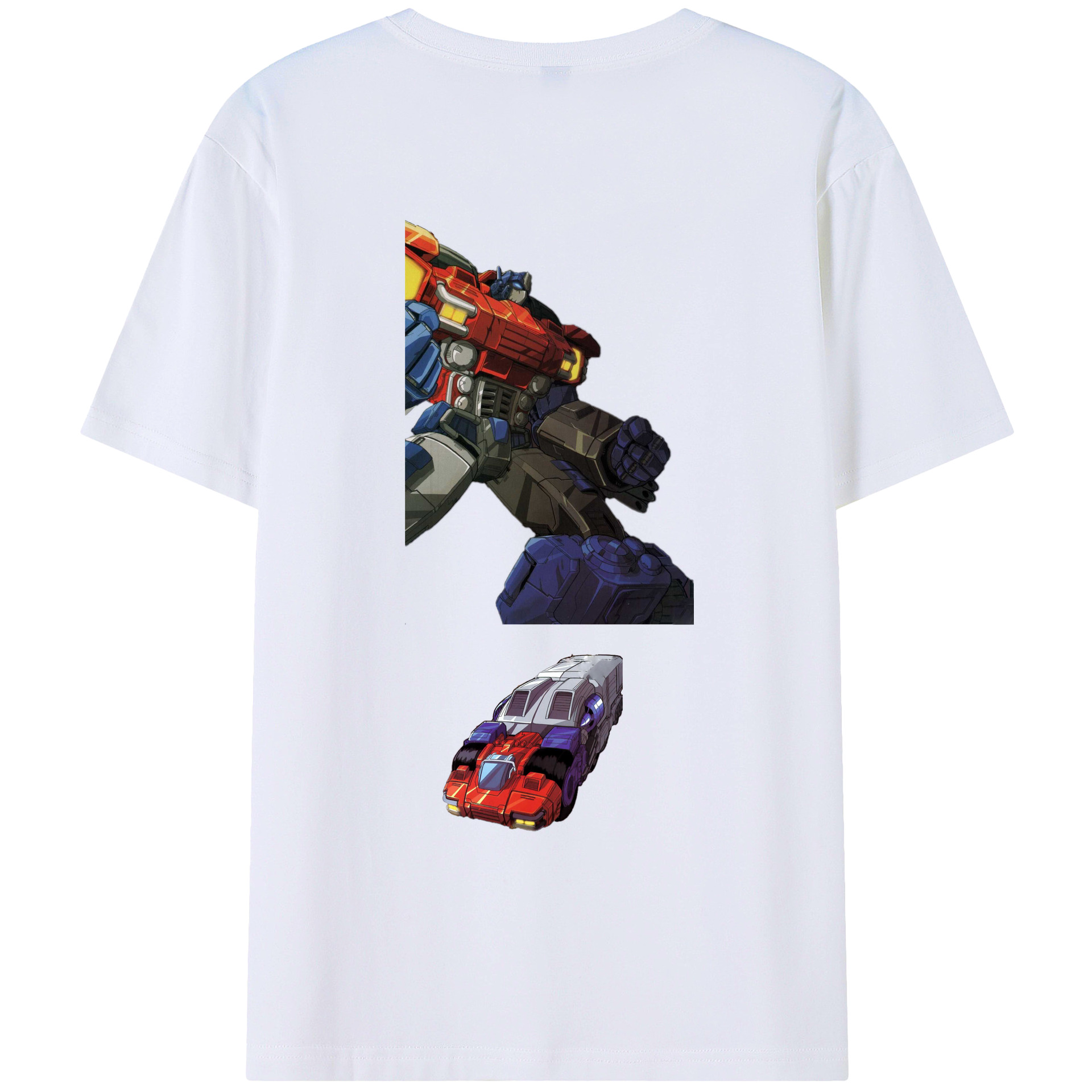 （画像用）  綿100％ メンズ半袖Tシャツ（バックプリント） 通気性