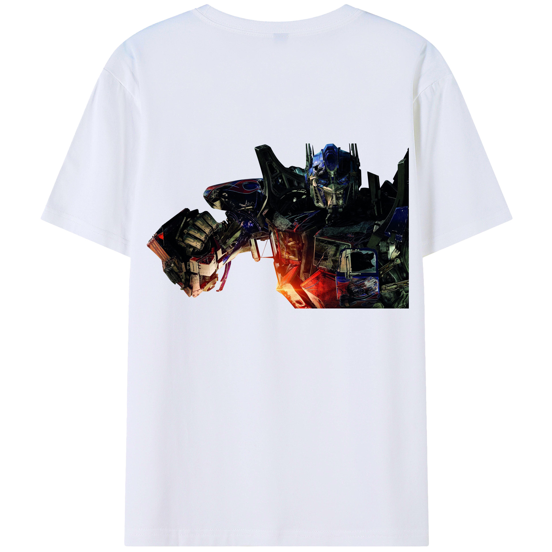 （画像用）  綿100％ メンズ半袖Tシャツ（バックプリント） 通気性