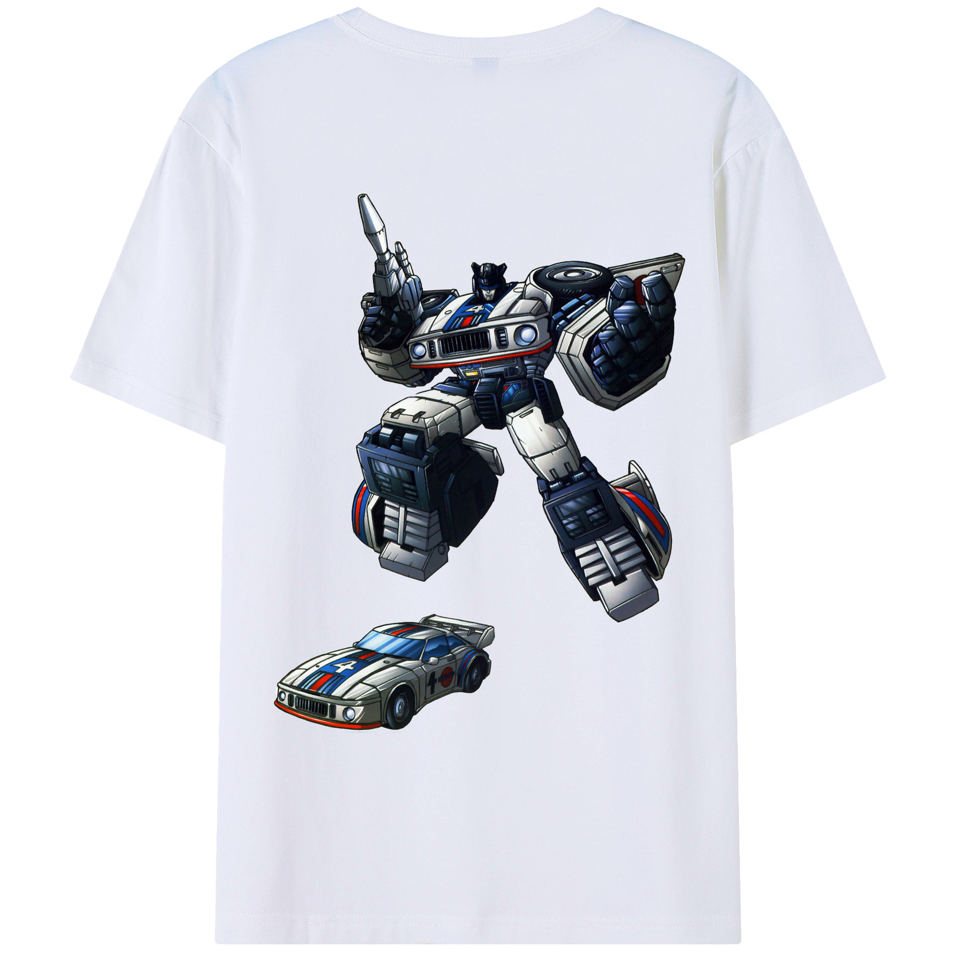 （画像用）  綿100％ メンズ半袖Tシャツ（バックプリント） 通気性