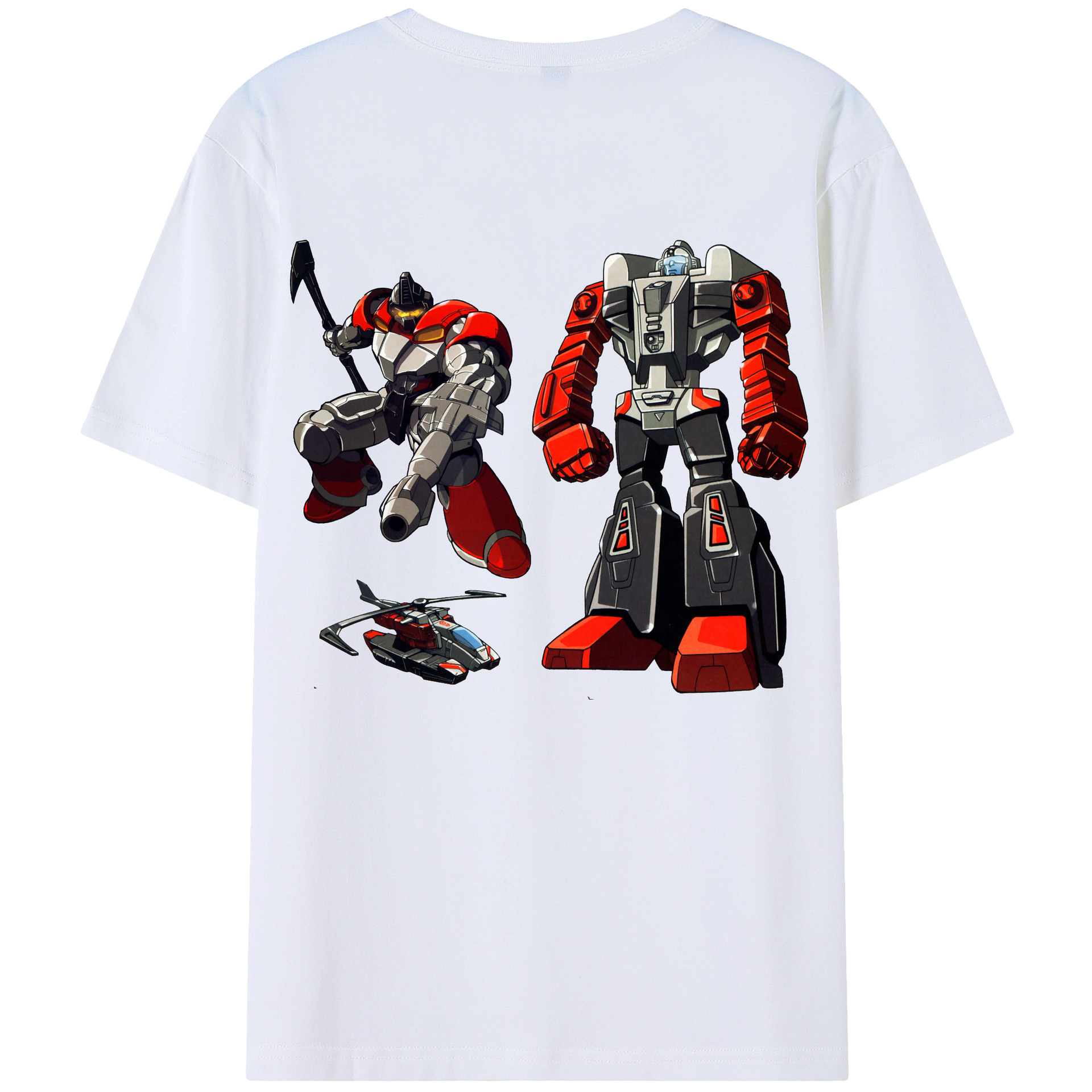 （画像用）  綿100％ メンズ半袖Tシャツ（バックプリント） 通気性