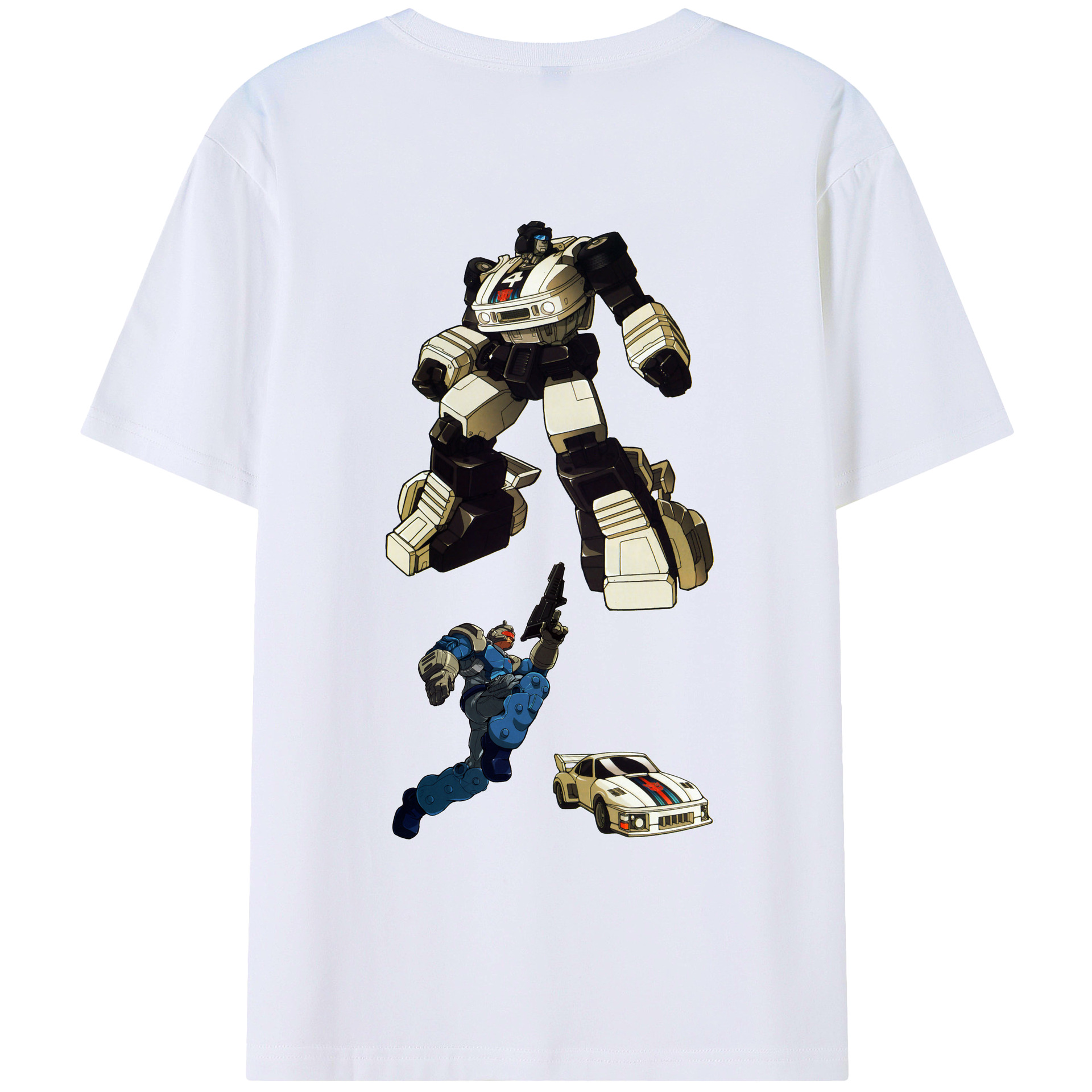 （画像用）  綿100％ メンズ半袖Tシャツ（バックプリント） 通気性