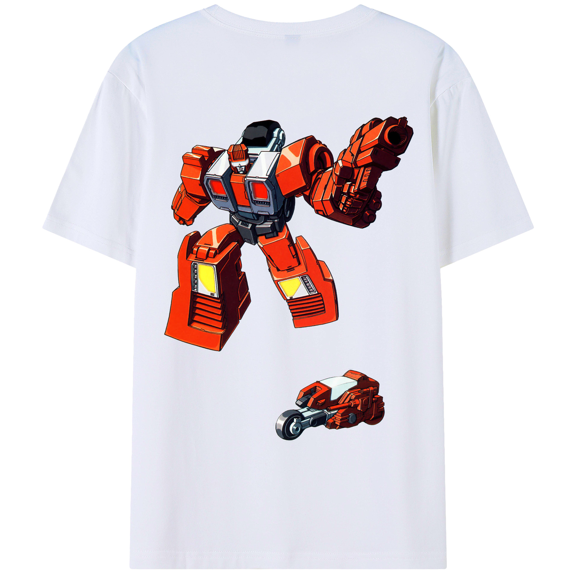 （画像用）  綿100％ メンズ半袖Tシャツ（バックプリント） 通気性