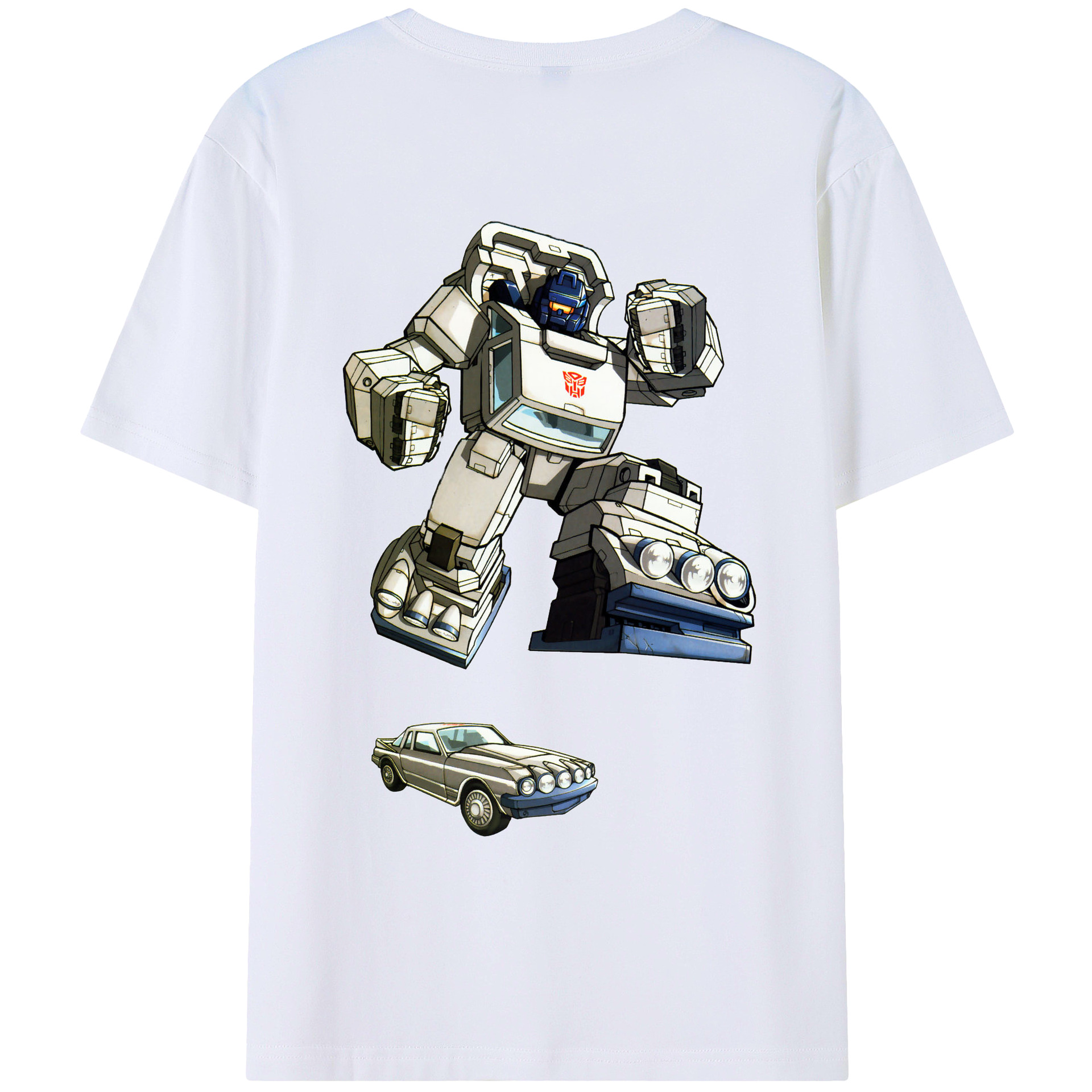（画像用）  綿100％ メンズ半袖Tシャツ（バックプリント） 通気性