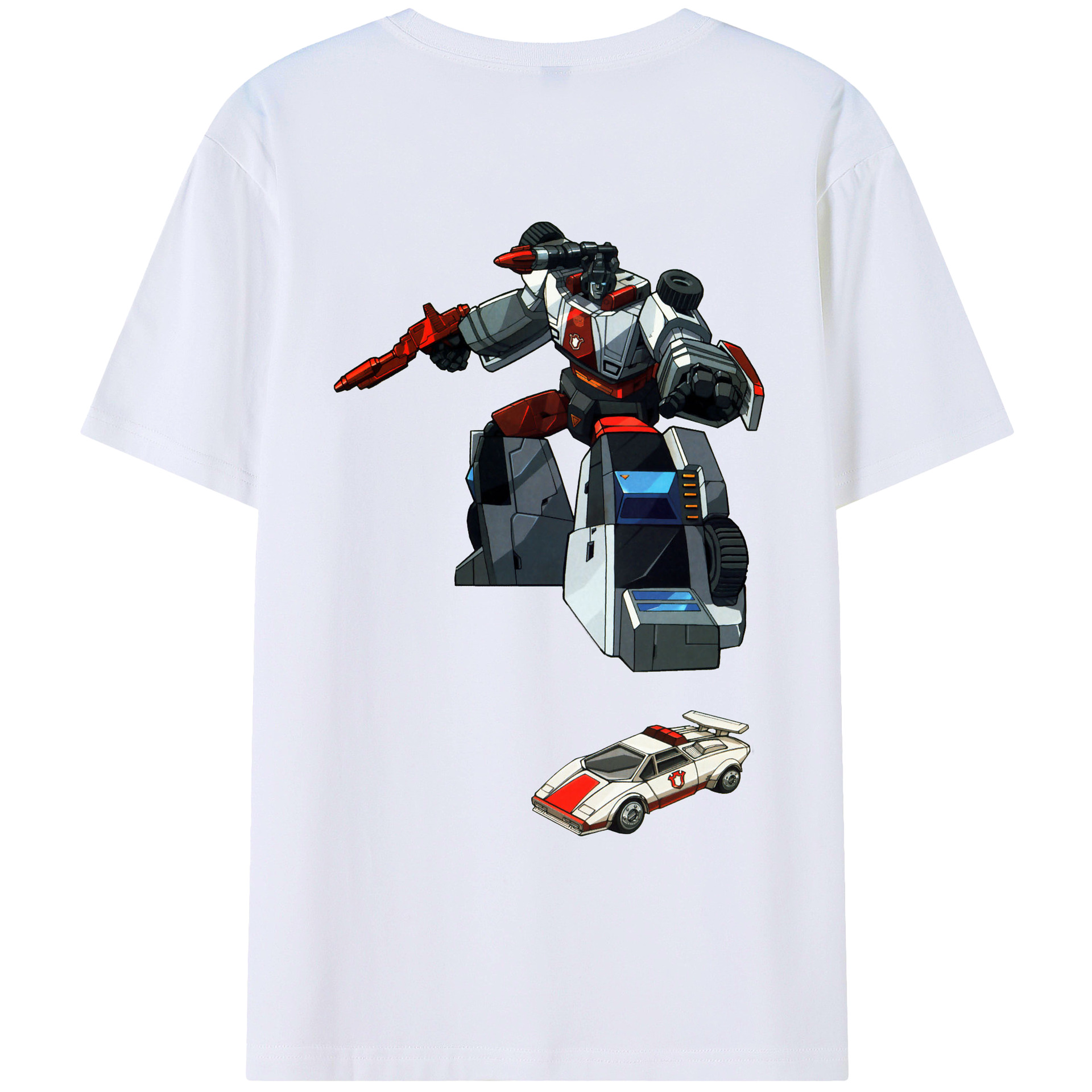 （画像用）  綿100％ メンズ半袖Tシャツ（バックプリント） 通気性