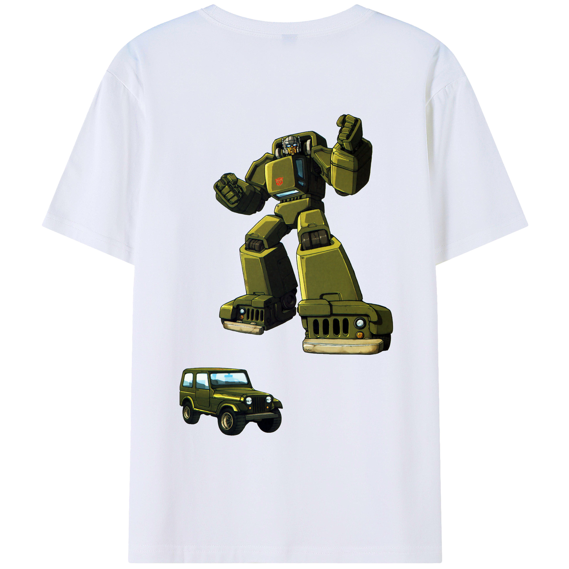 （画像用）  綿100％ メンズ半袖Tシャツ（バックプリント） 通気性