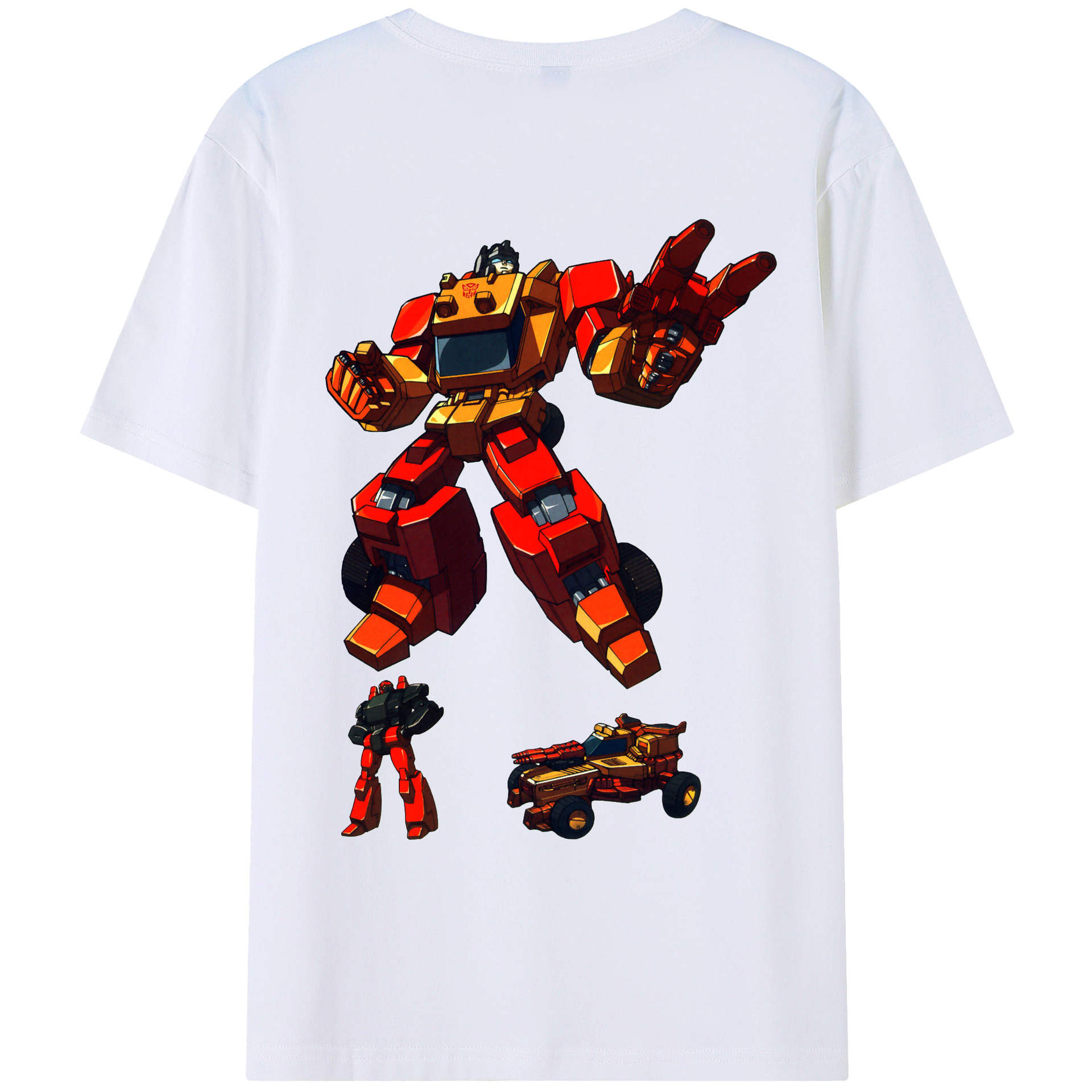 （画像用）  綿100％ メンズ半袖Tシャツ（バックプリント） 通気性