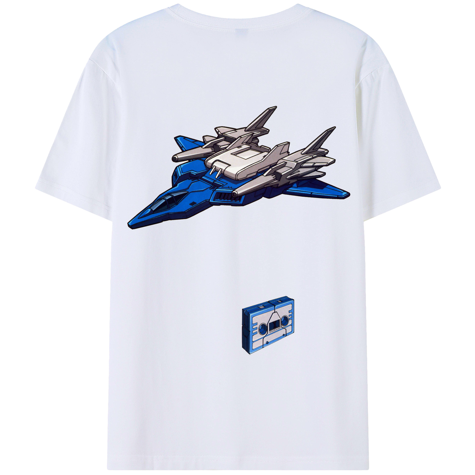 （画像用）  綿100％ メンズ半袖Tシャツ（バックプリント） 通気性