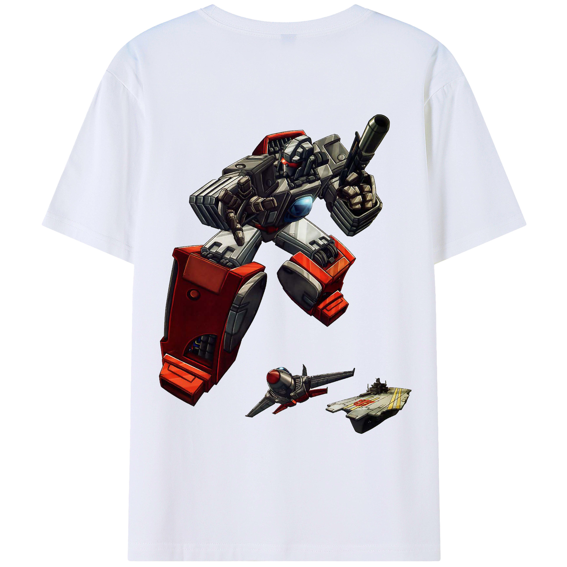 （画像用）  綿100％ メンズ半袖Tシャツ（バックプリント） 通気性