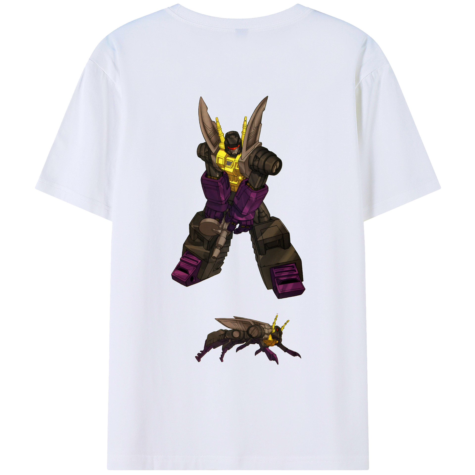 （画像用）  綿100％ メンズ半袖Tシャツ（バックプリント） 通気性