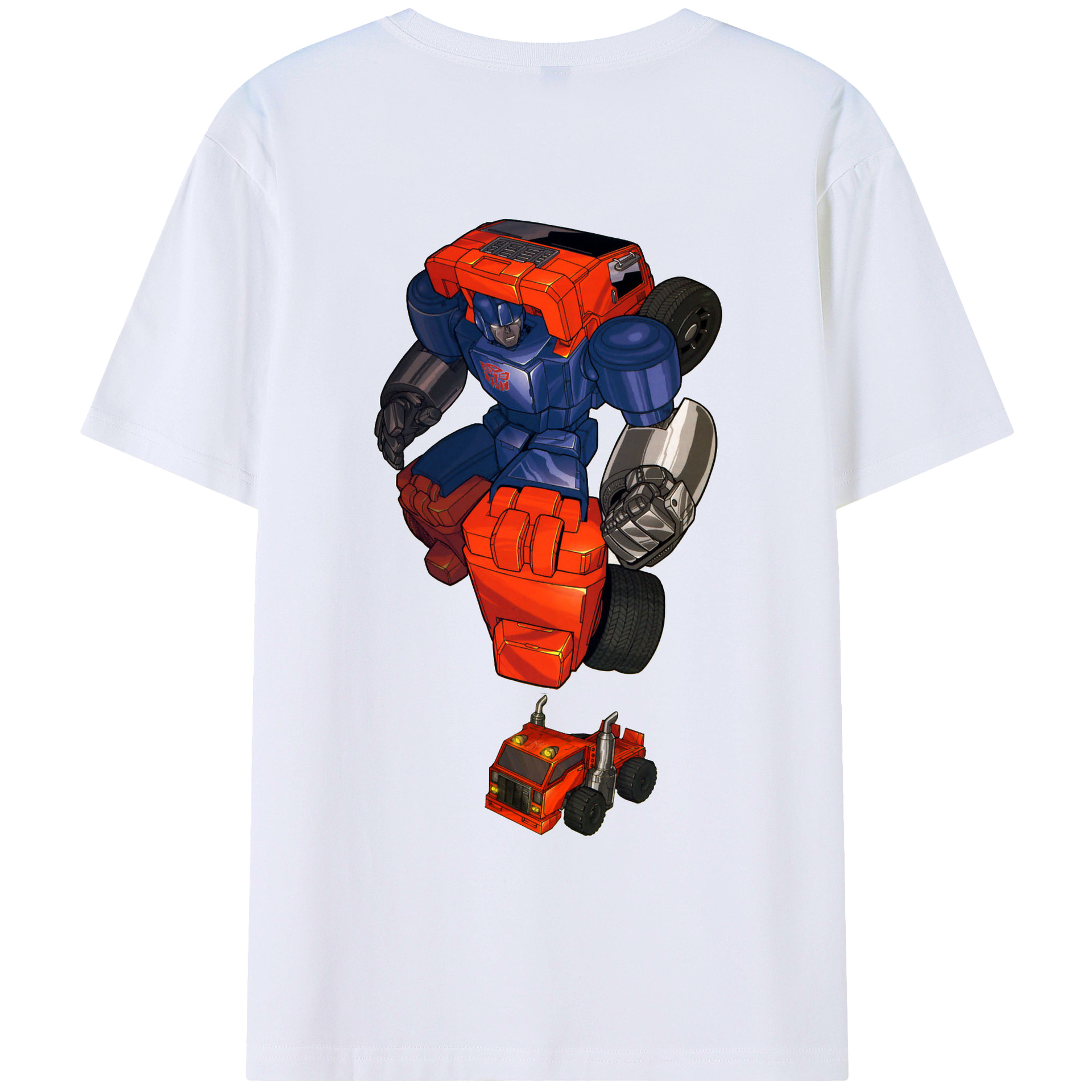 （画像用）  綿100％ メンズ半袖Tシャツ（バックプリント） 通気性