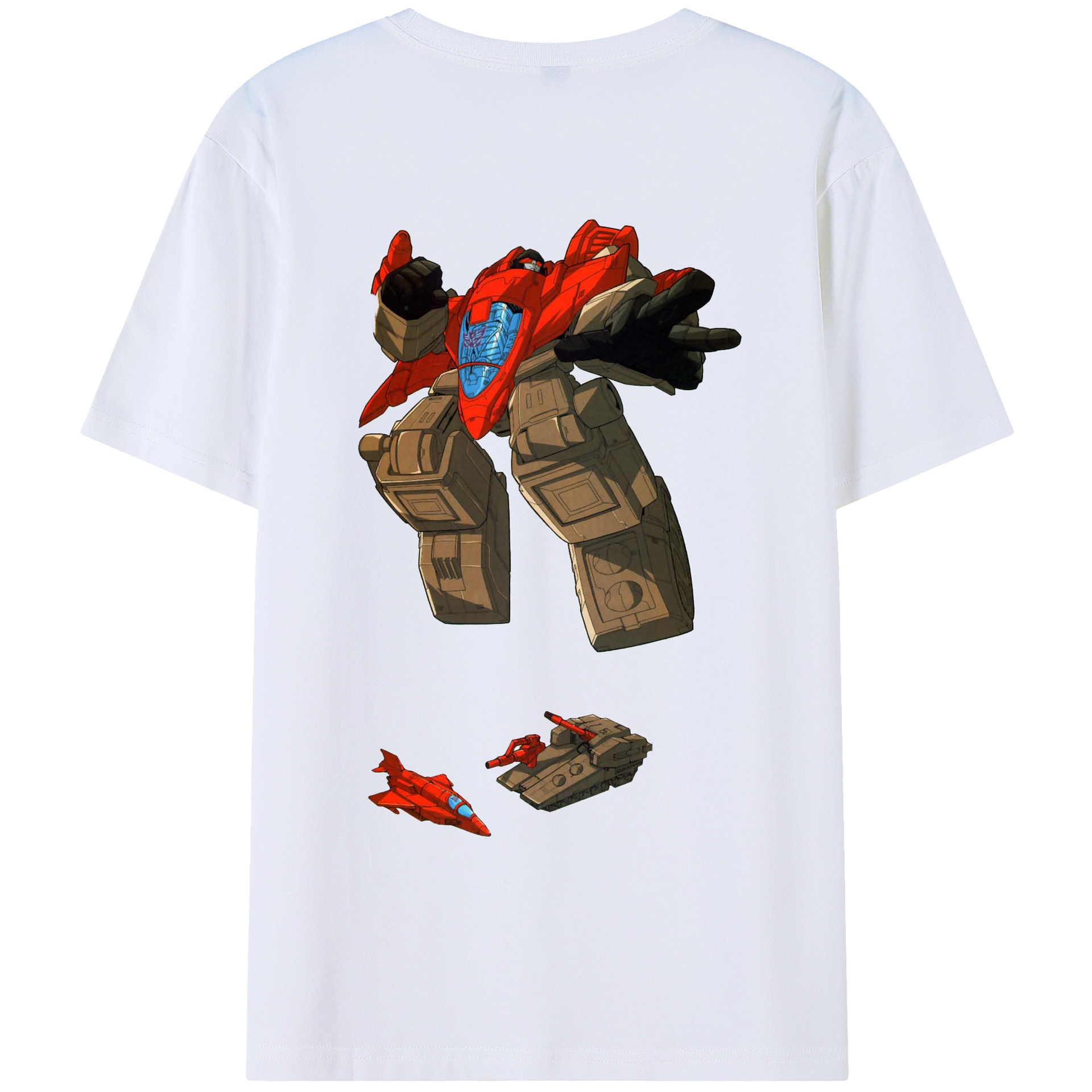 （画像用）  綿100％ メンズ半袖Tシャツ（バックプリント） 通気性