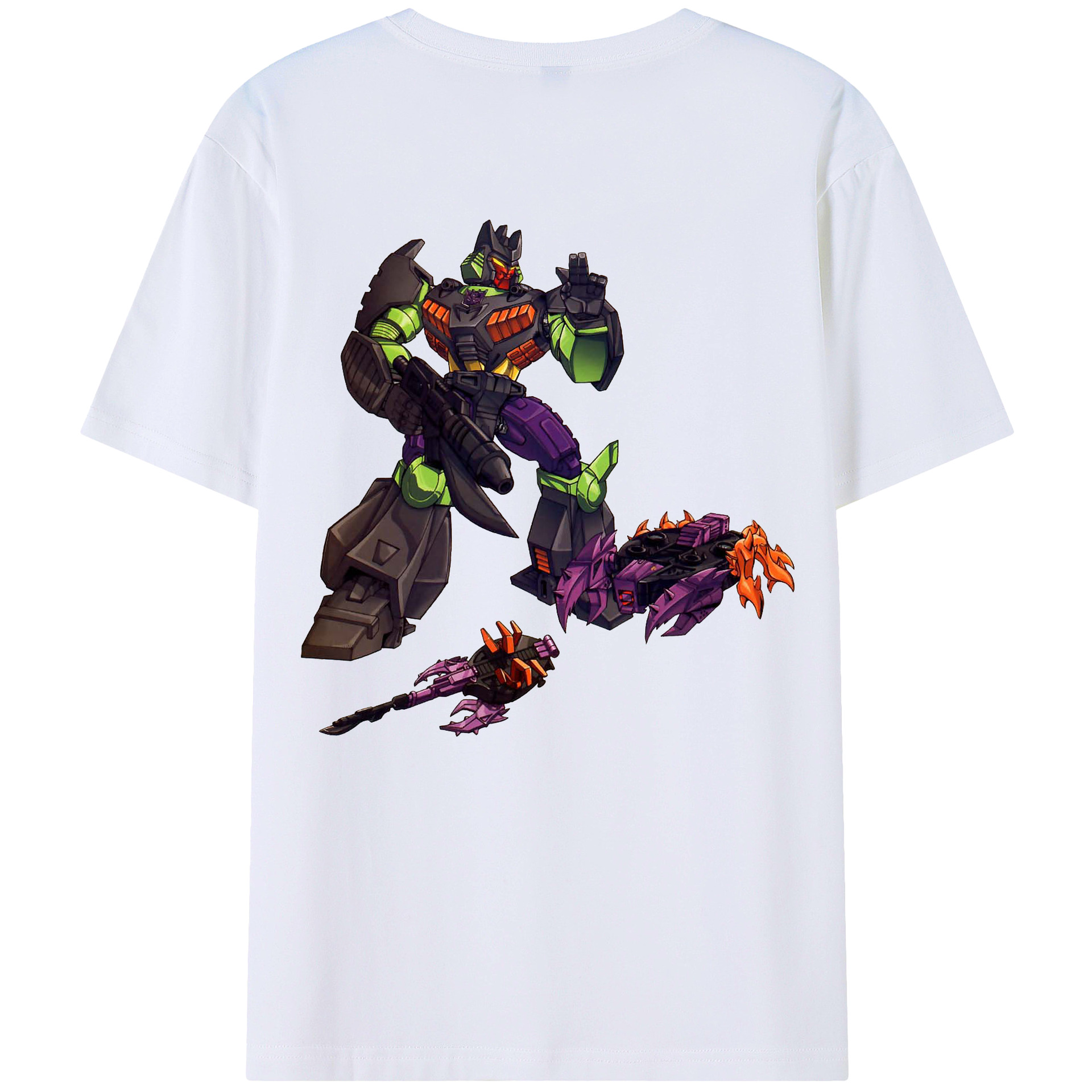 （画像用）  綿100％ メンズ半袖Tシャツ（バックプリント） 通気性