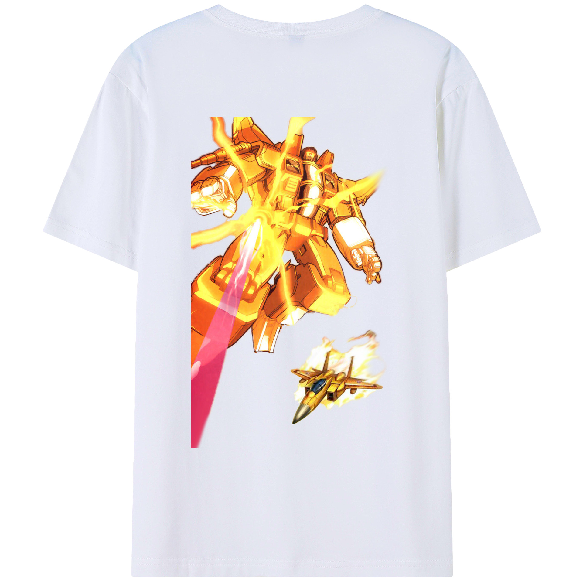 （画像用）  綿100％ メンズ半袖Tシャツ（バックプリント） 通気性