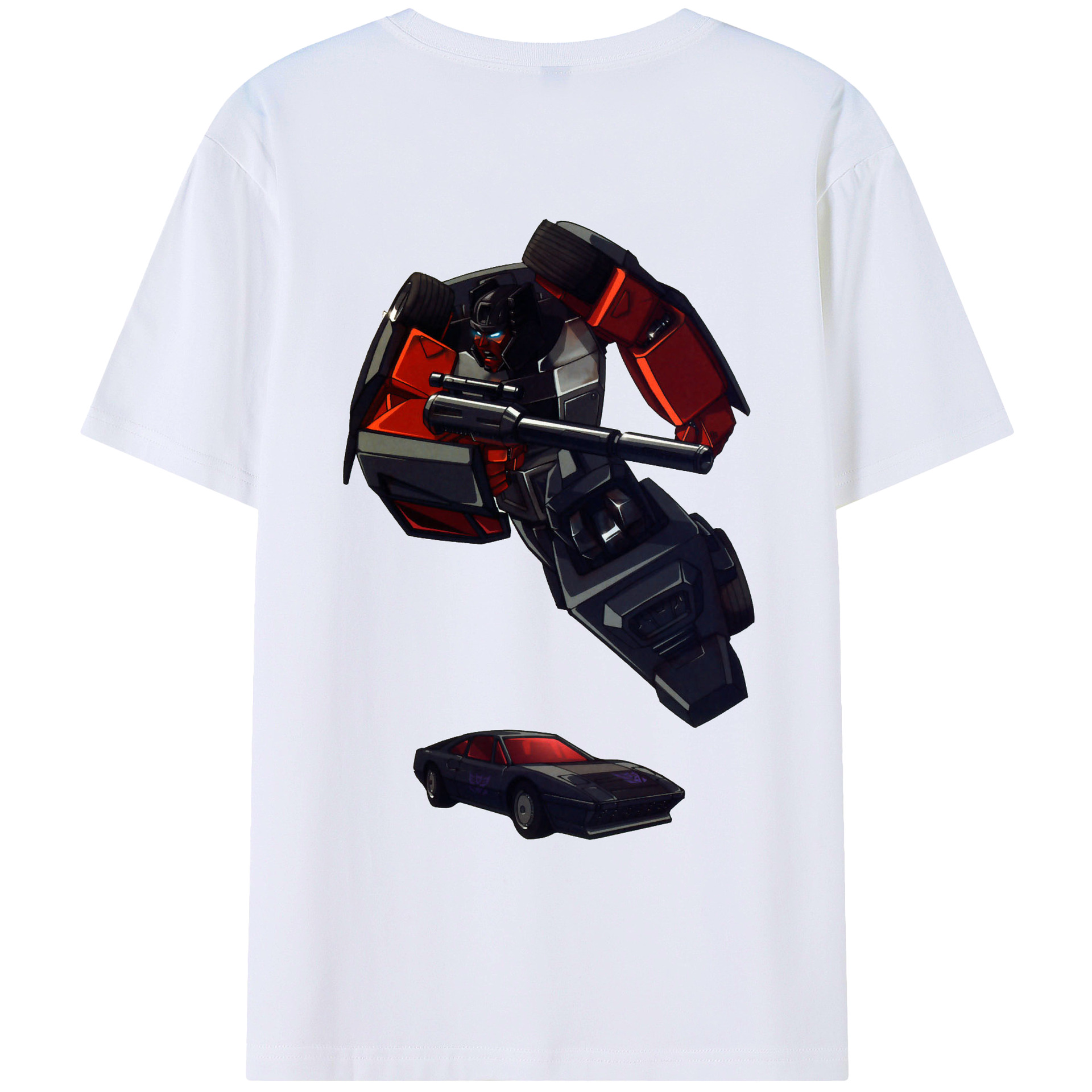 （画像用）  綿100％ メンズ半袖Tシャツ（バックプリント） 通気性