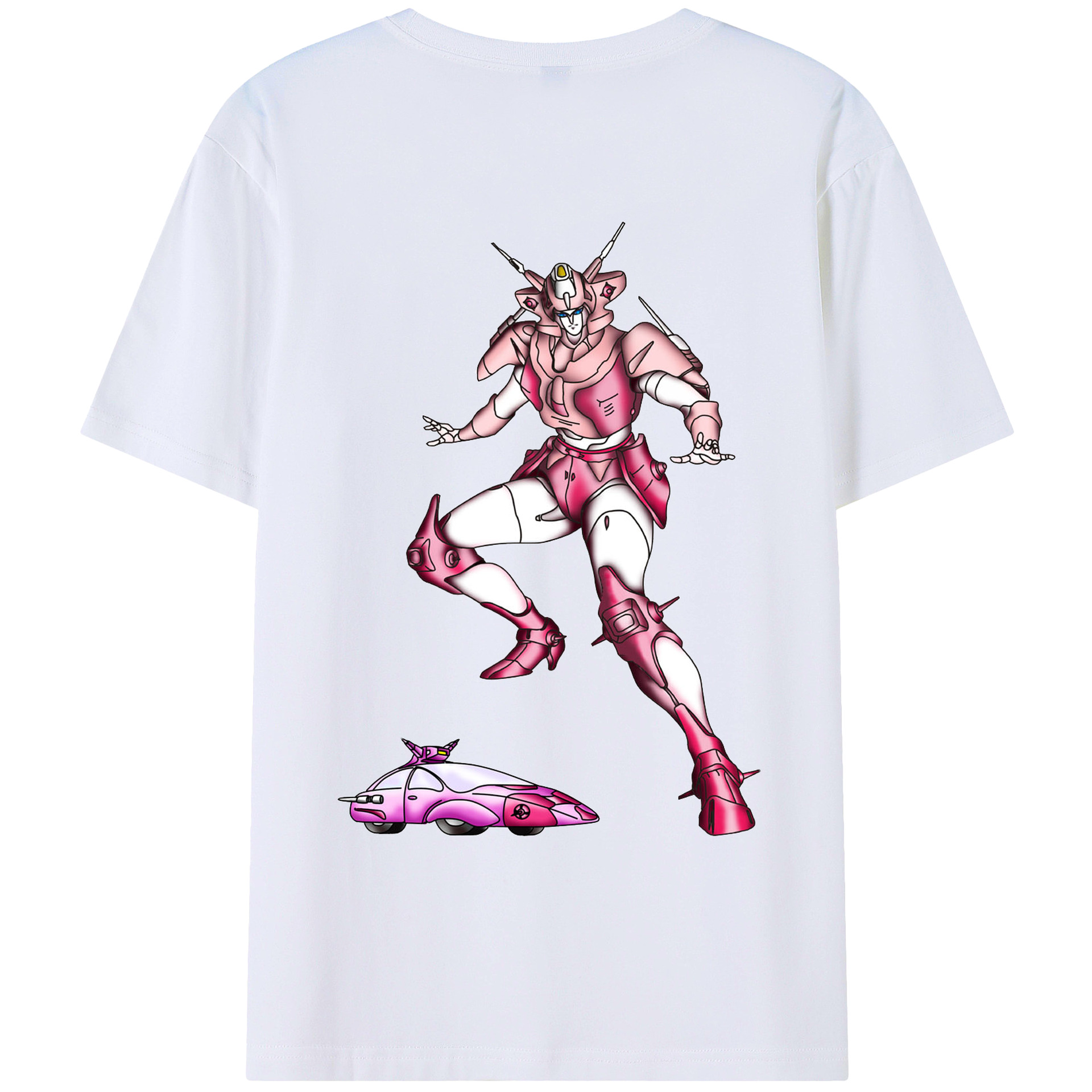 （画像用）  綿100％ メンズ半袖Tシャツ（バックプリント） 通気性