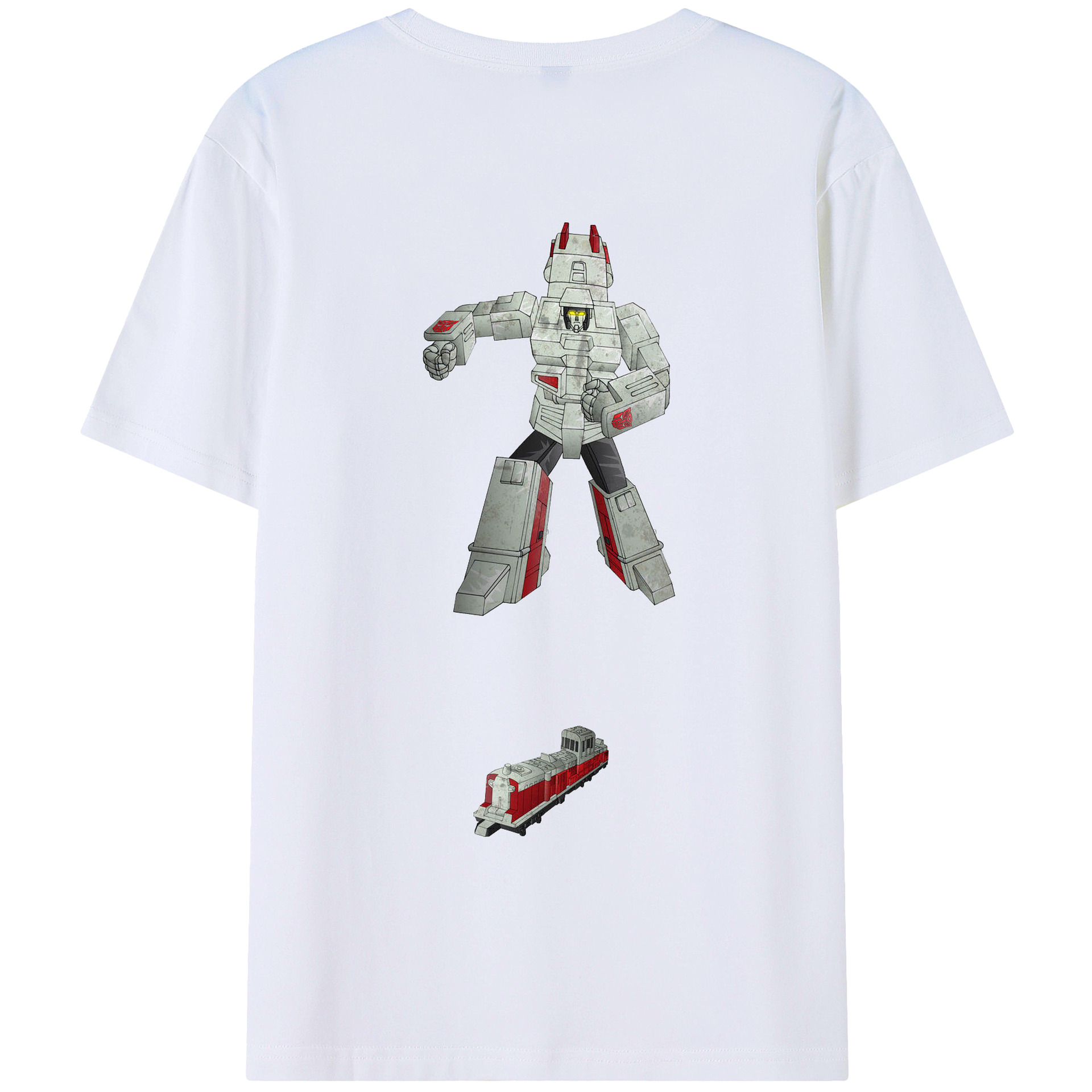 （画像用）  綿100％ メンズ半袖Tシャツ（バックプリント） 通気性