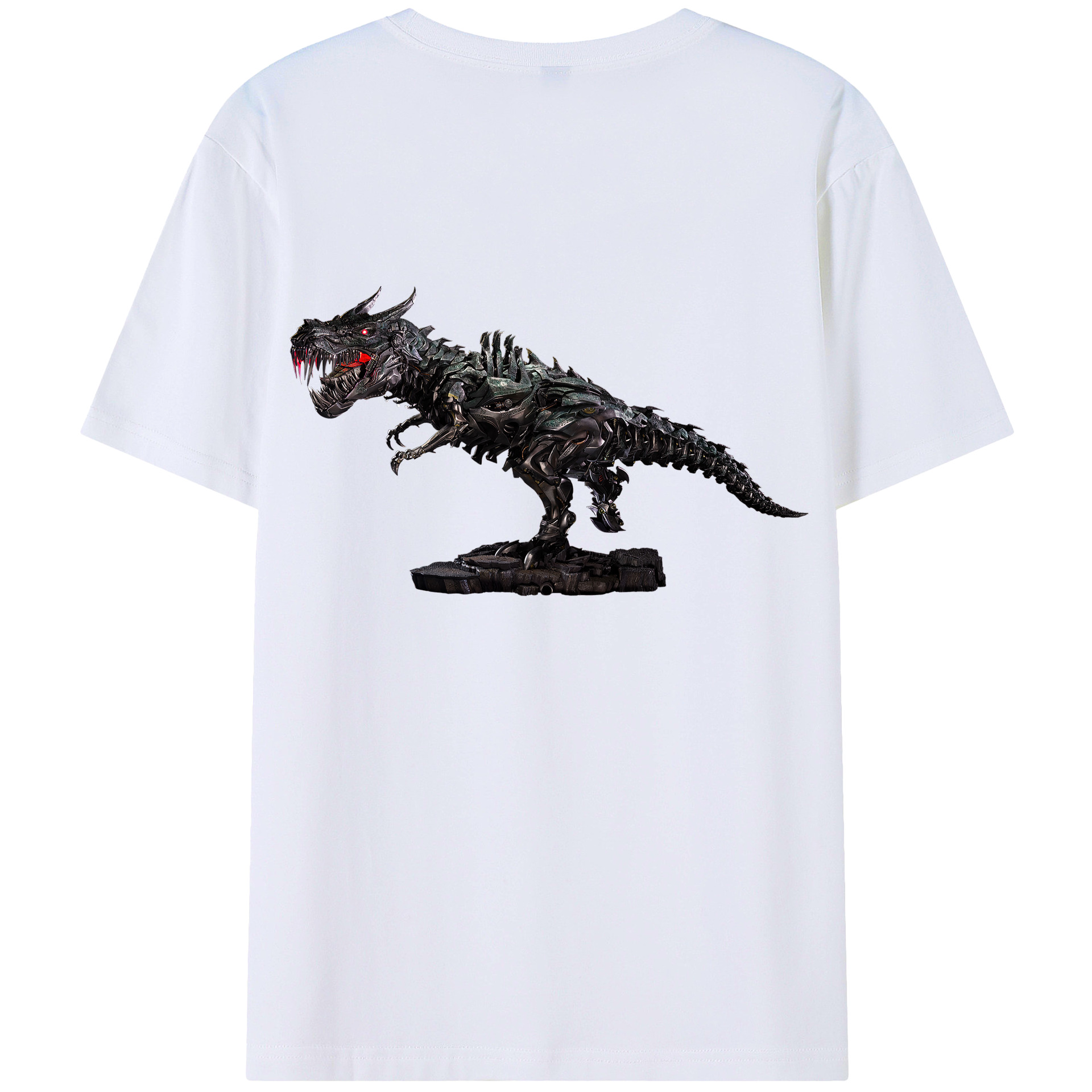 （画像用）  綿100％ メンズ半袖Tシャツ（バックプリント） 通気性