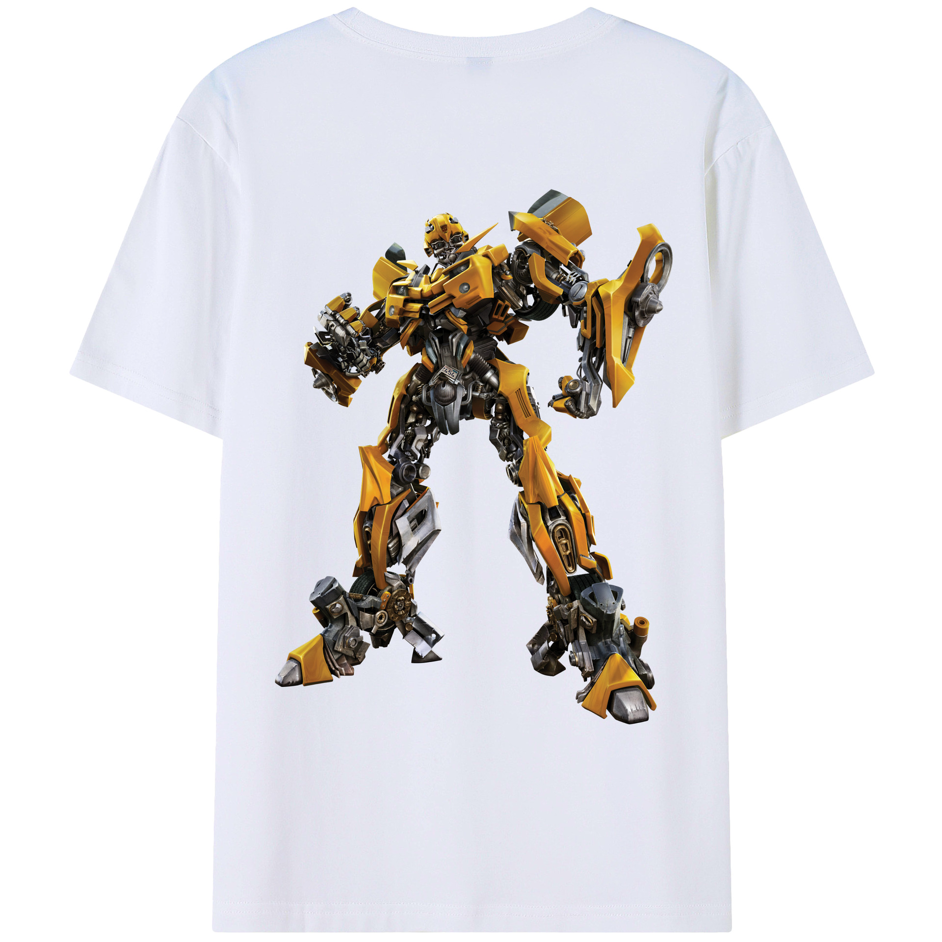 （画像用）  綿100％ メンズ半袖Tシャツ（バックプリント） 通気性