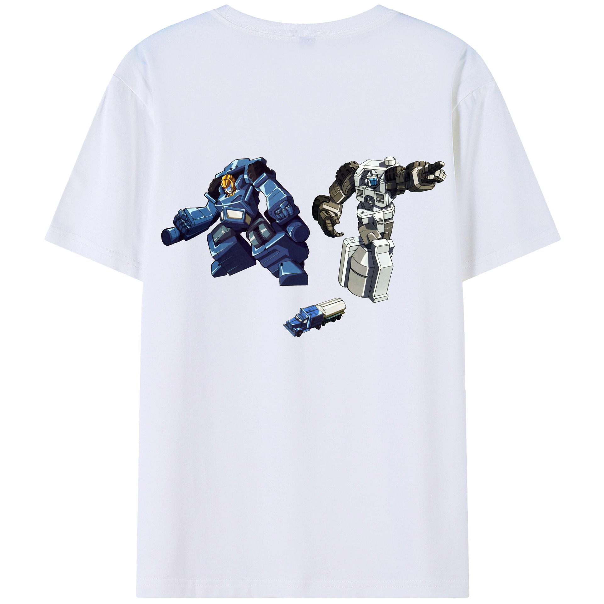 （画像用）  綿100％ メンズ半袖Tシャツ（バックプリント） 通気性