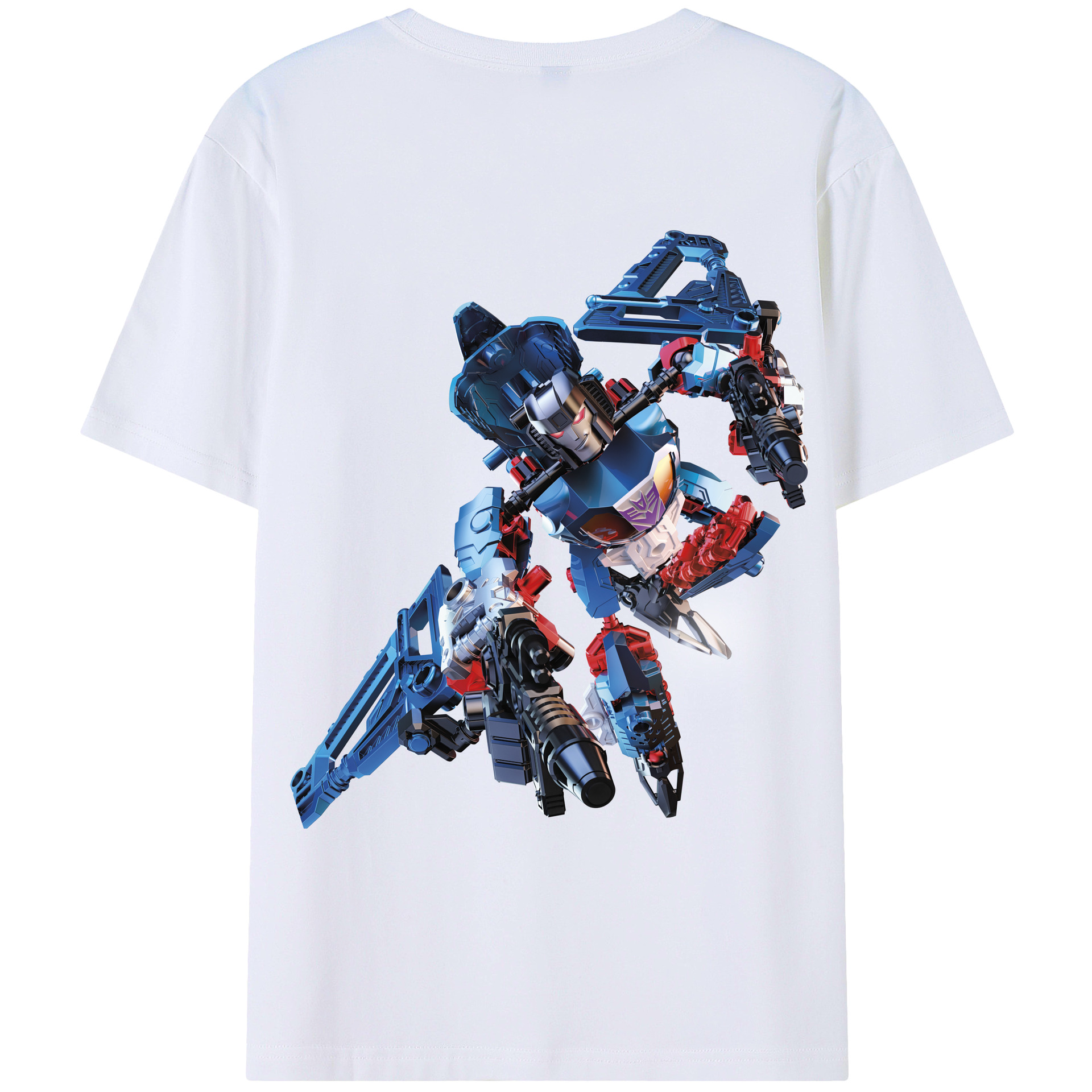 （画像用）  綿100％ メンズ半袖Tシャツ（バックプリント） 通気性