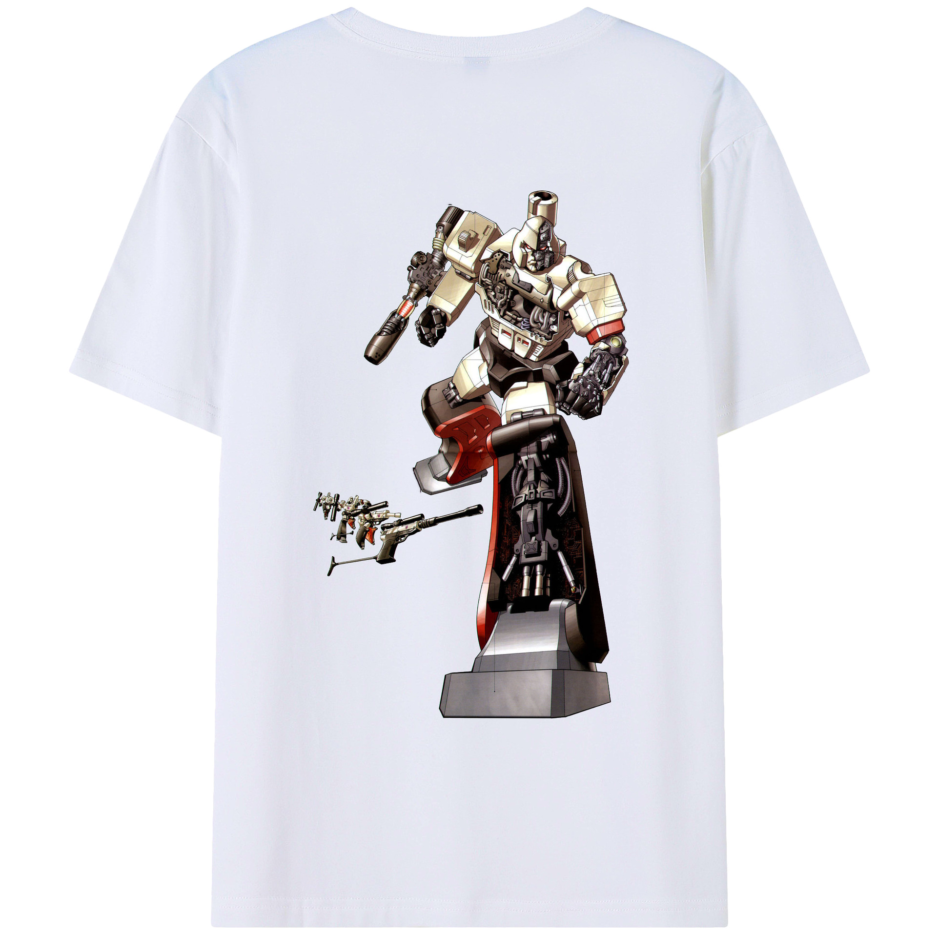（画像用）  綿100％ メンズ半袖Tシャツ（バックプリント） 通気性
