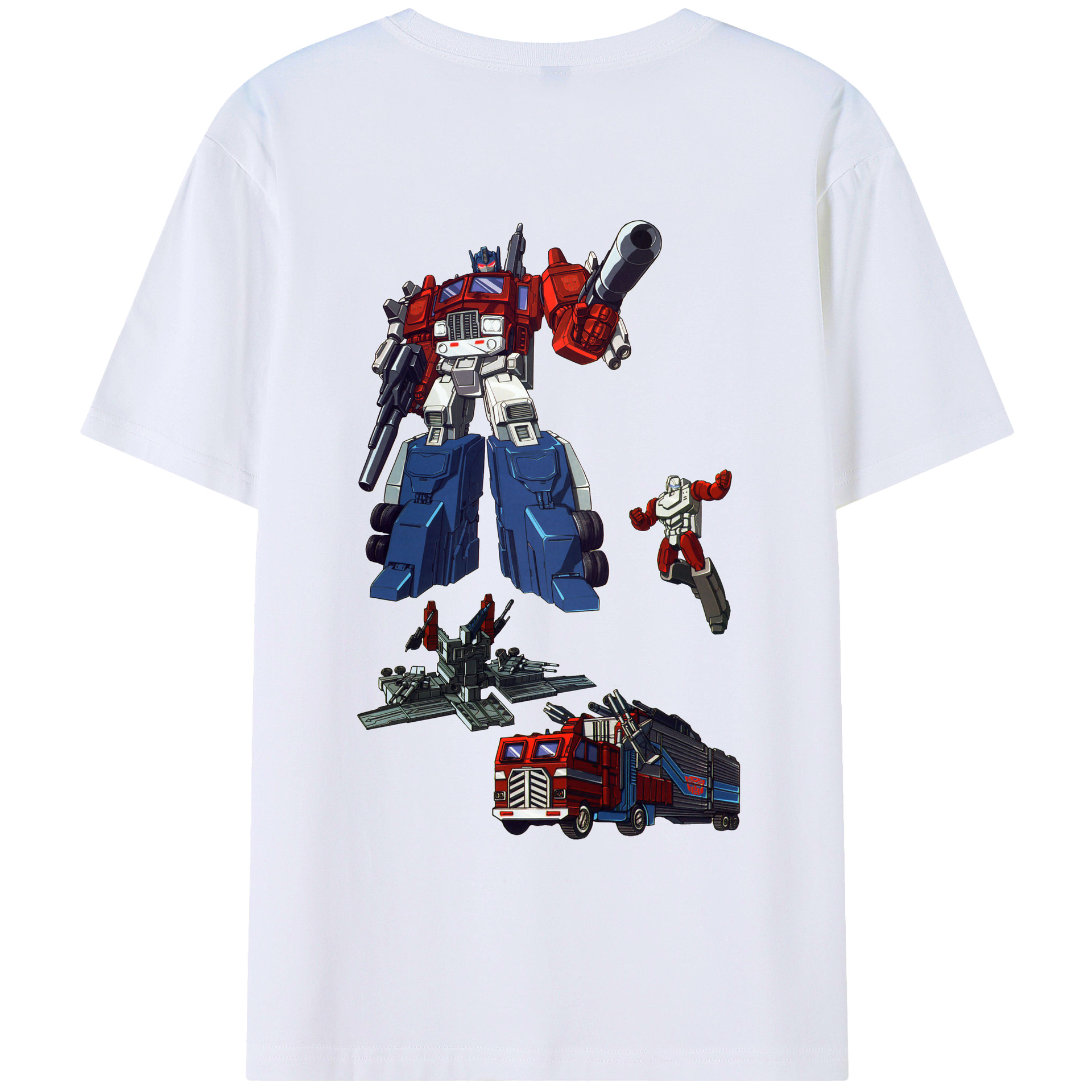 （画像用）  綿100％ メンズ半袖Tシャツ（バックプリント） 通気性