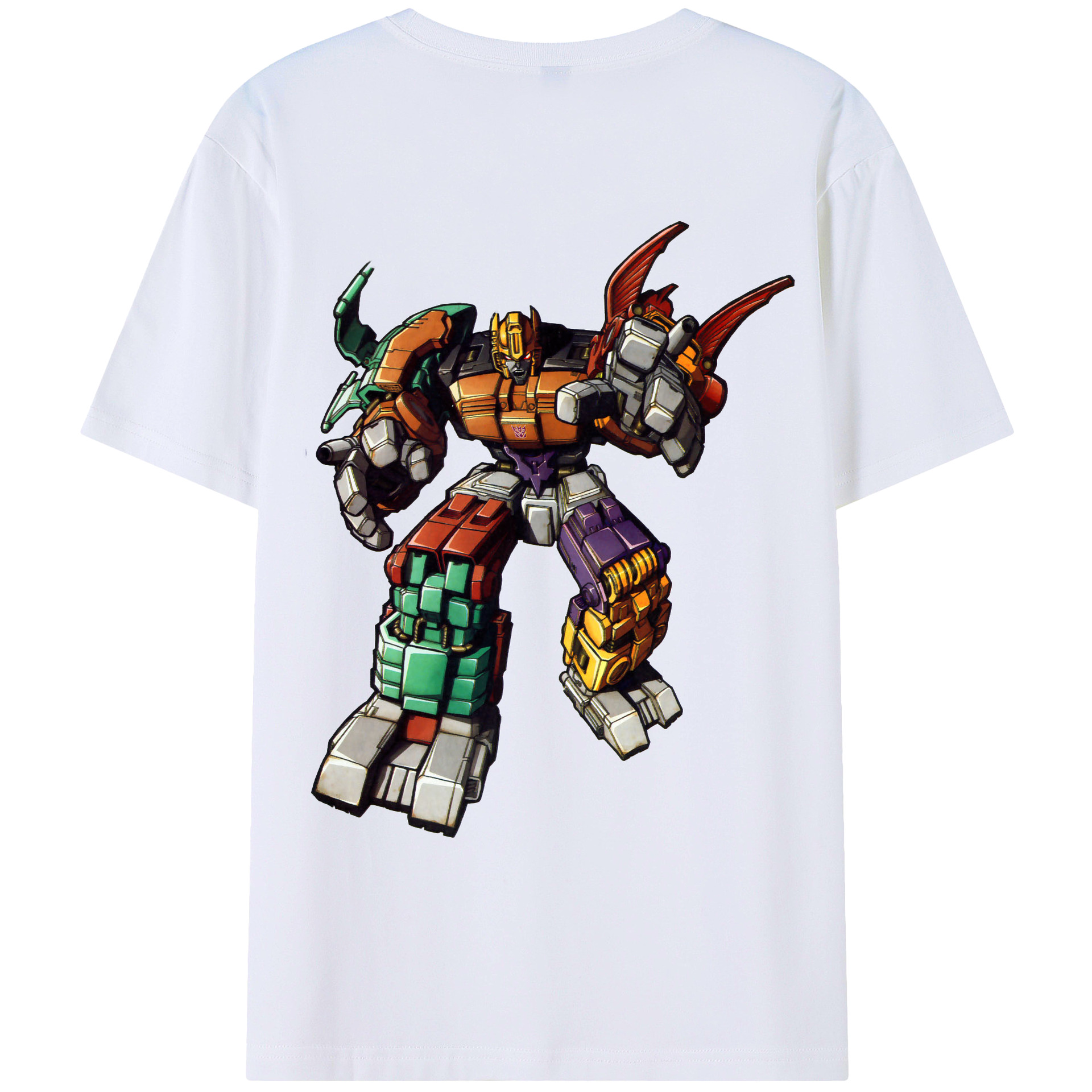 （画像用）  綿100％ メンズ半袖Tシャツ（バックプリント） 通気性