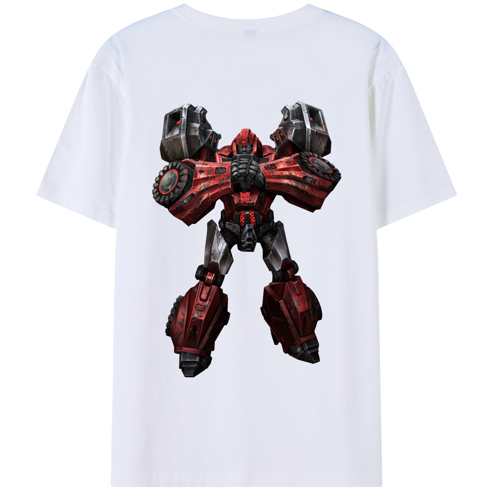 （画像用）  綿100％ メンズ半袖Tシャツ（バックプリント） 通気性