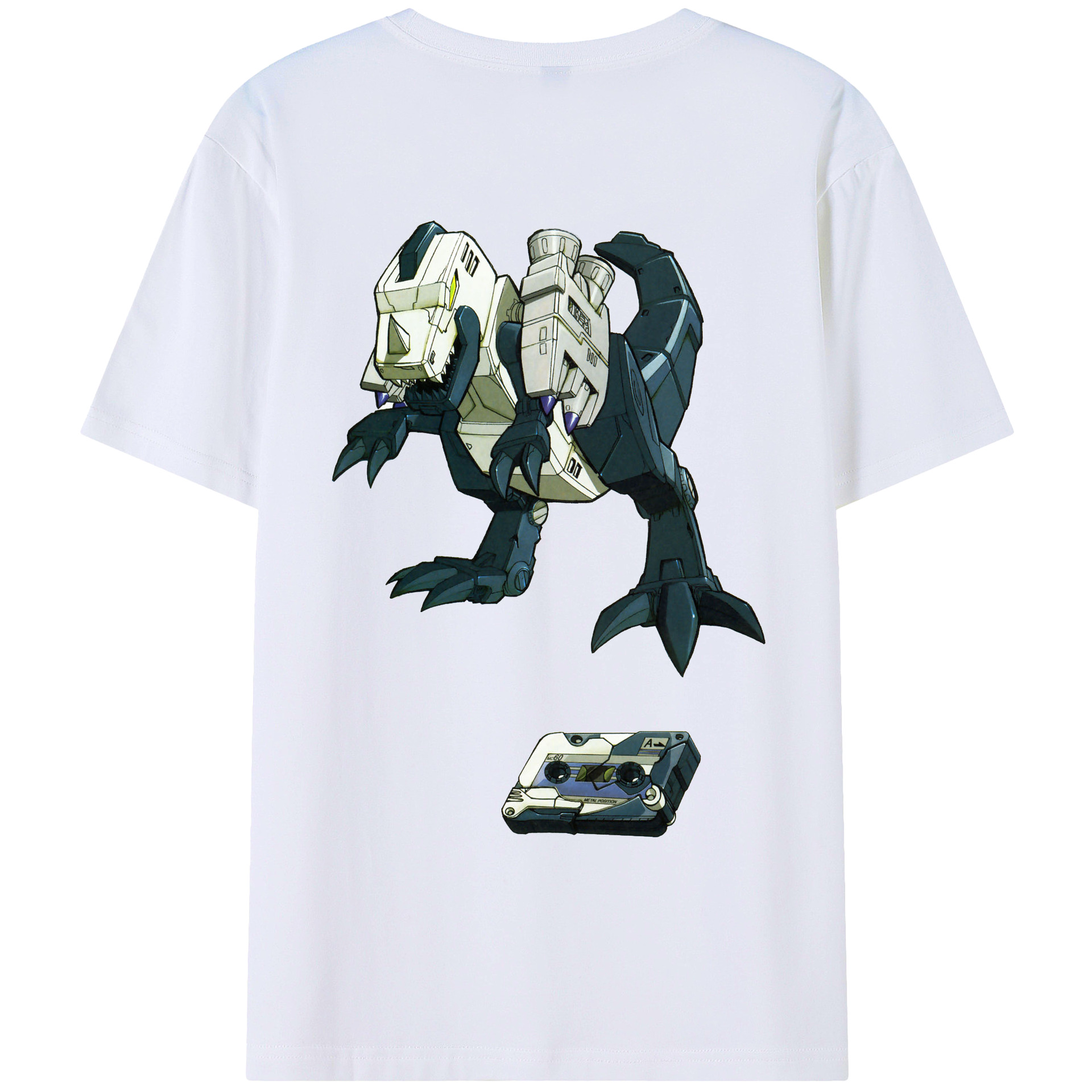 （画像用）  綿100％ メンズ半袖Tシャツ（バックプリント） 通気性