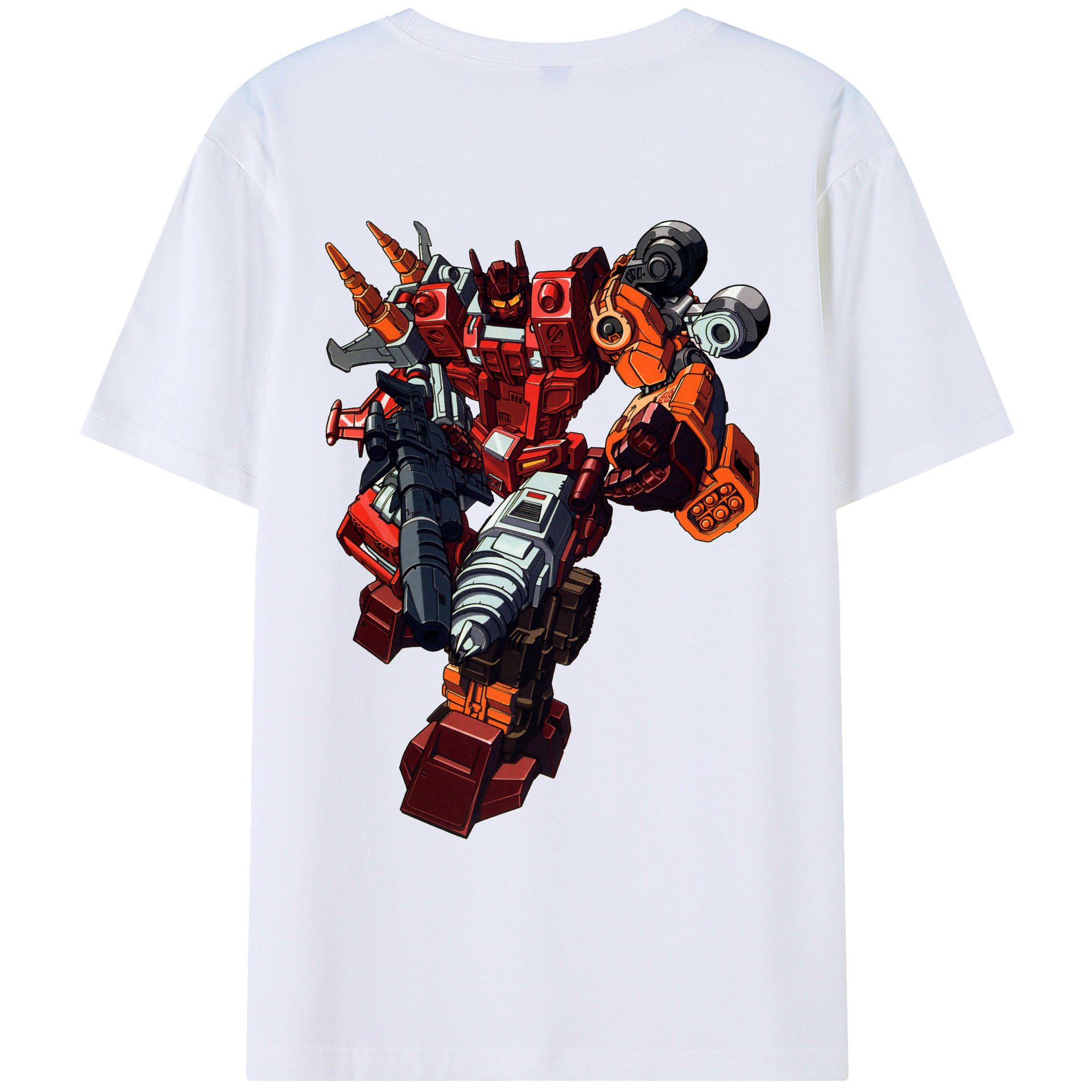 （画像用）  綿100％ メンズ半袖Tシャツ（バックプリント） 通気性